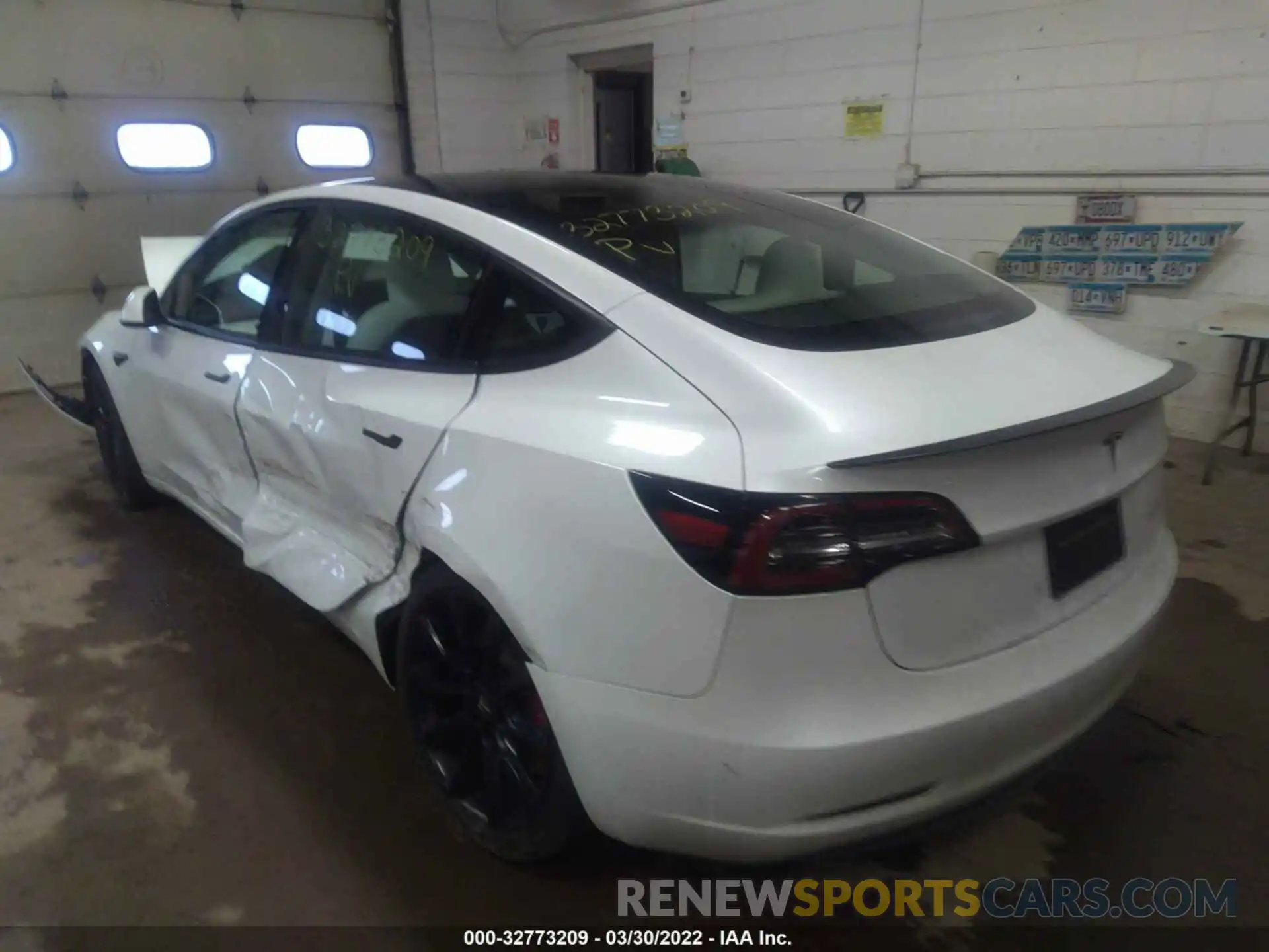 3 Photograph of a damaged car 5YJ3E1EC9LF783462 TESLA MODEL 3 2020