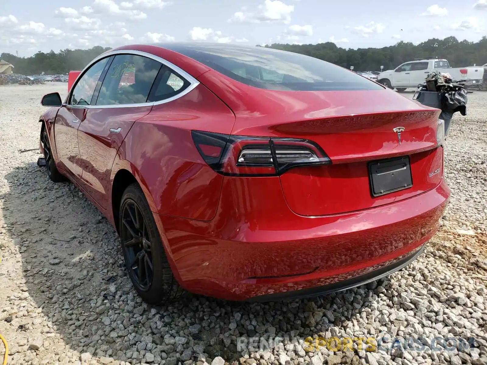 3 Photograph of a damaged car 5YJ3E1ECXLF586395 TESLA MODEL 3 2020