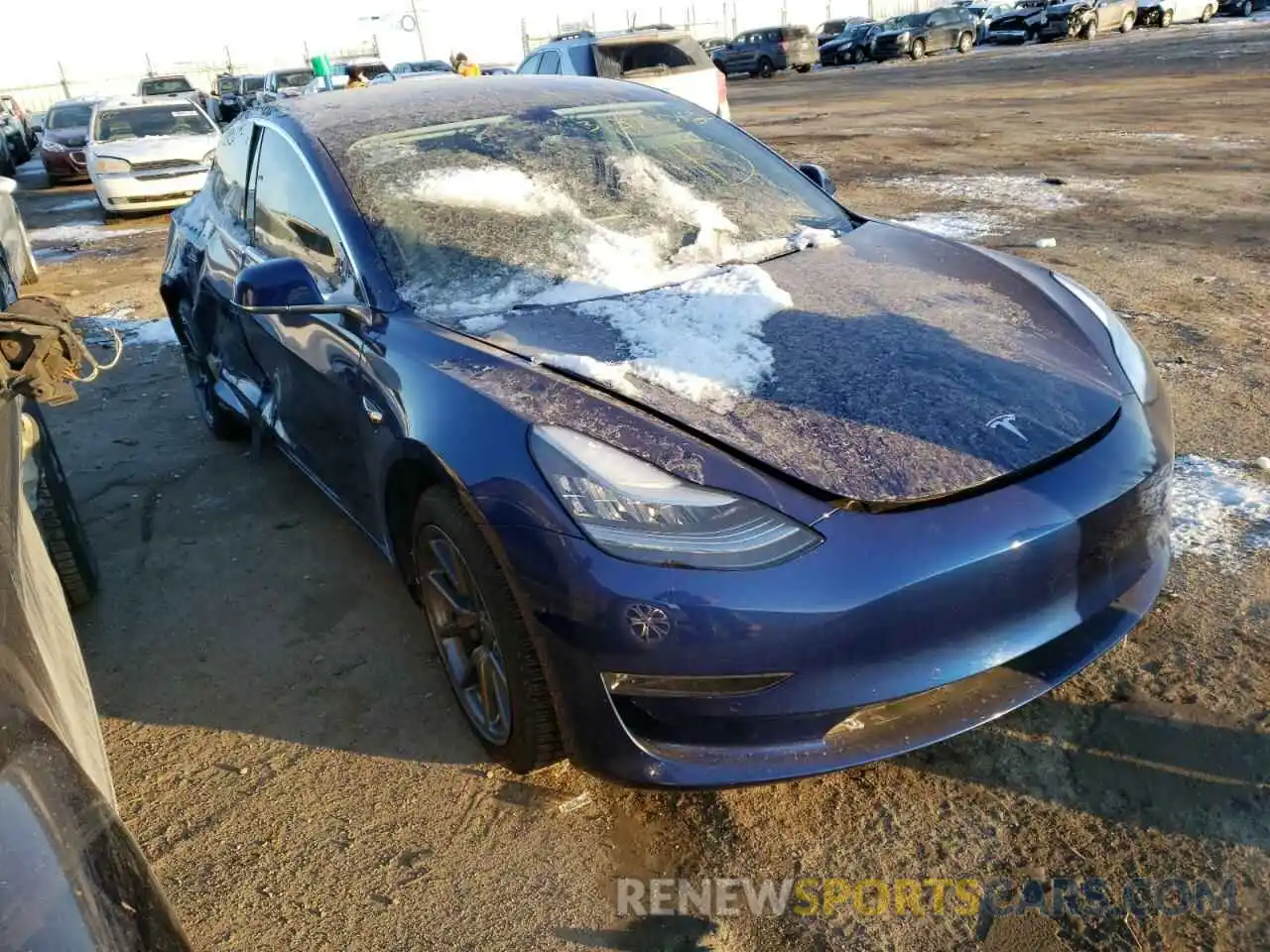 1 Фотография поврежденного автомобиля 5YJ3E1ECXLF586588 TESLA MODEL 3 2020