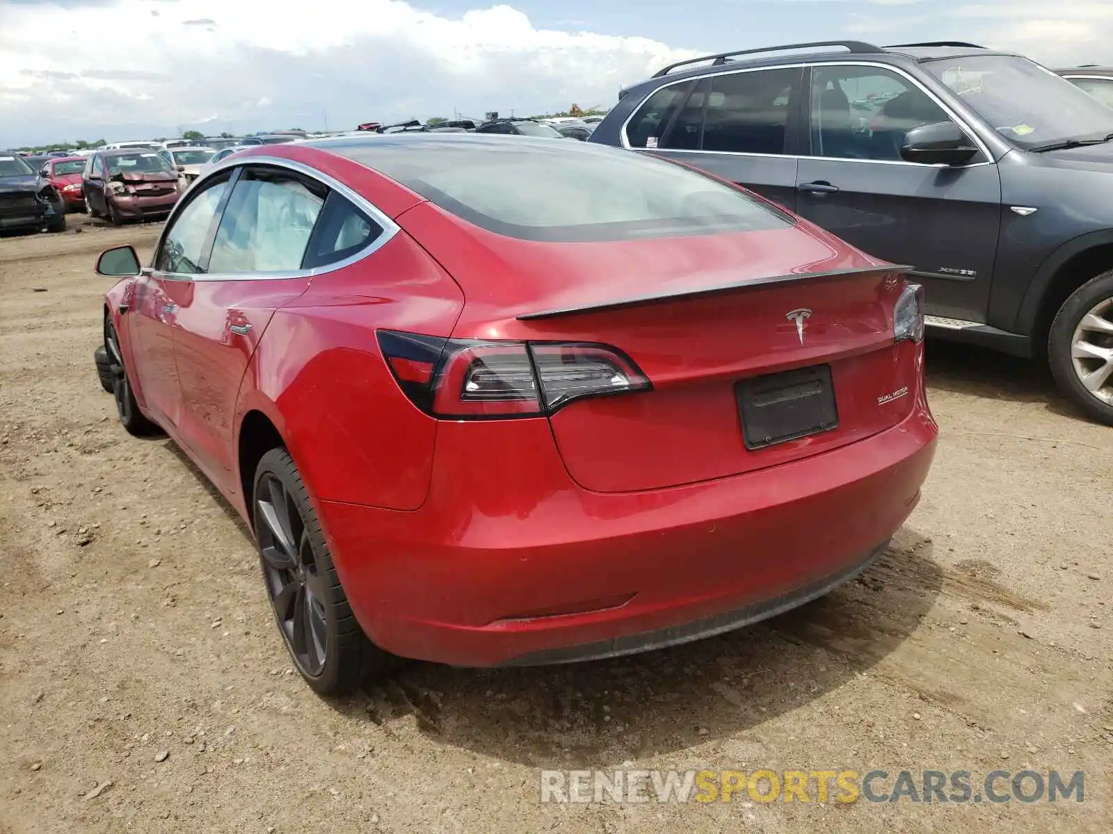 3 Фотография поврежденного автомобиля 5YJ3E1ECXLF624546 TESLA MODEL 3 2020