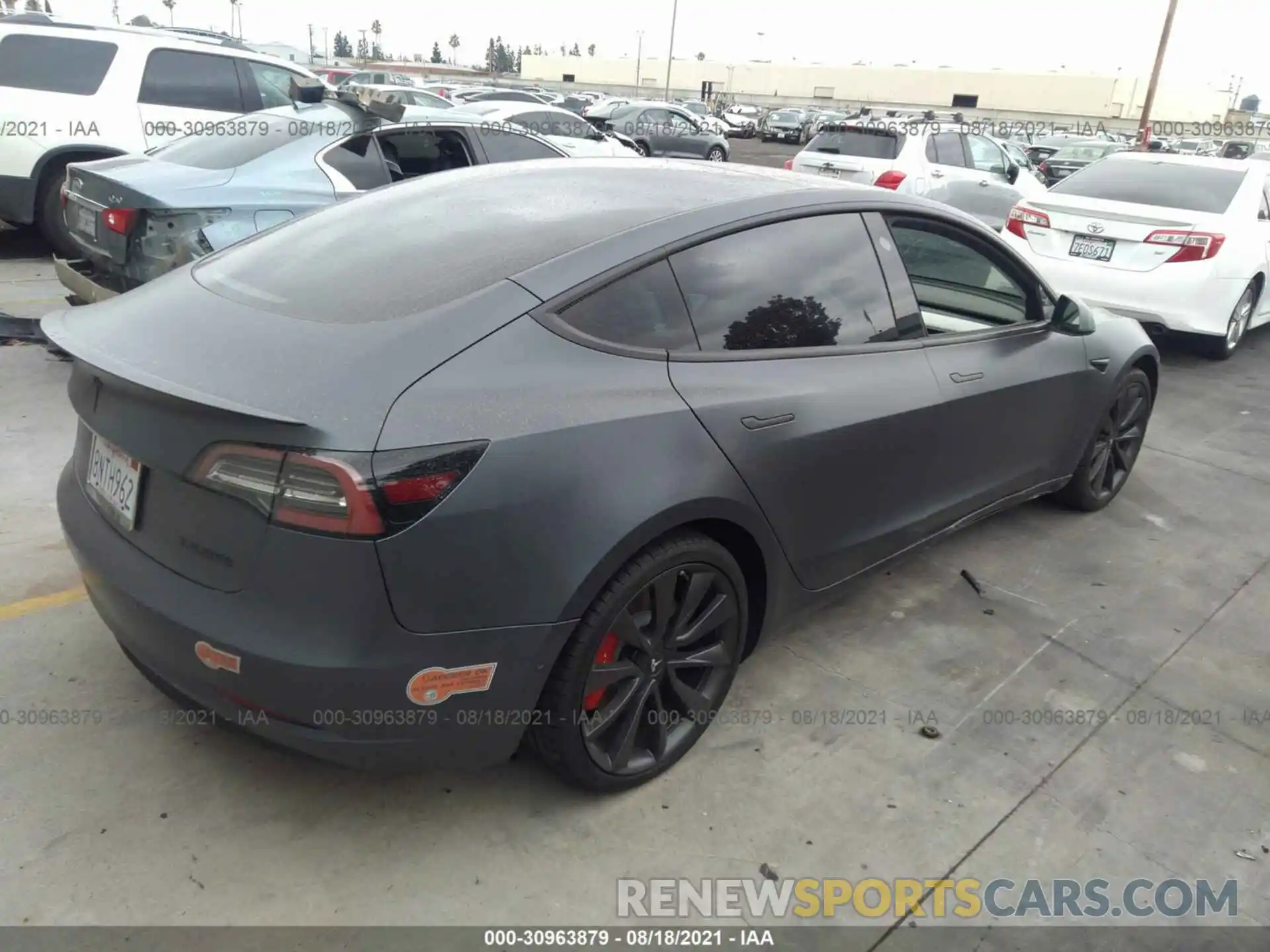 4 Photograph of a damaged car 5YJ3E1ECXLF641749 TESLA MODEL 3 2020