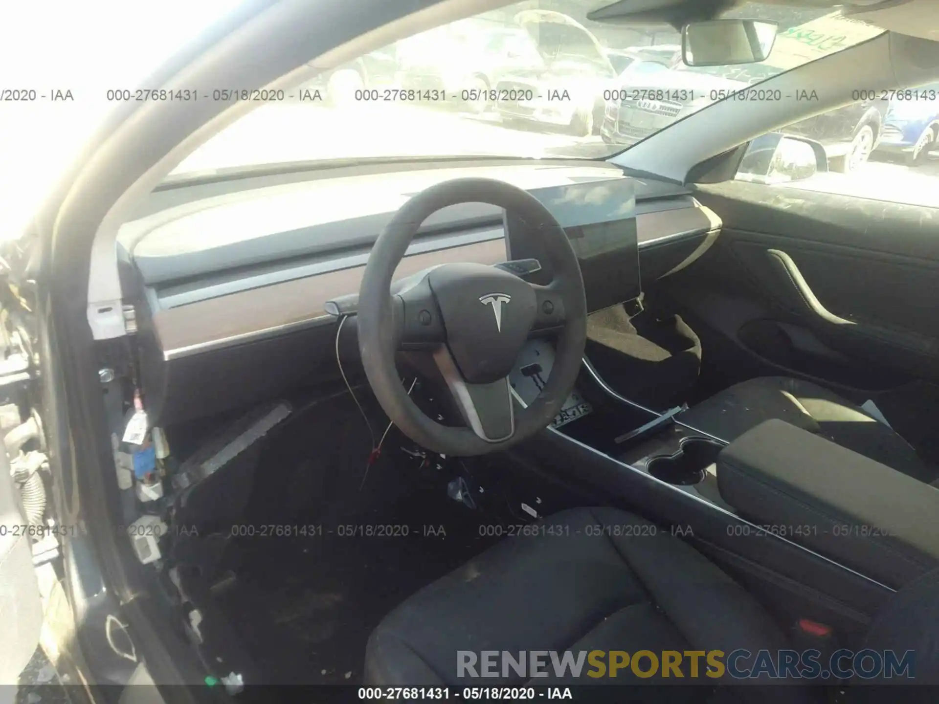 5 Photograph of a damaged car 5YJ3E1ECXLF646837 TESLA MODEL 3 2020