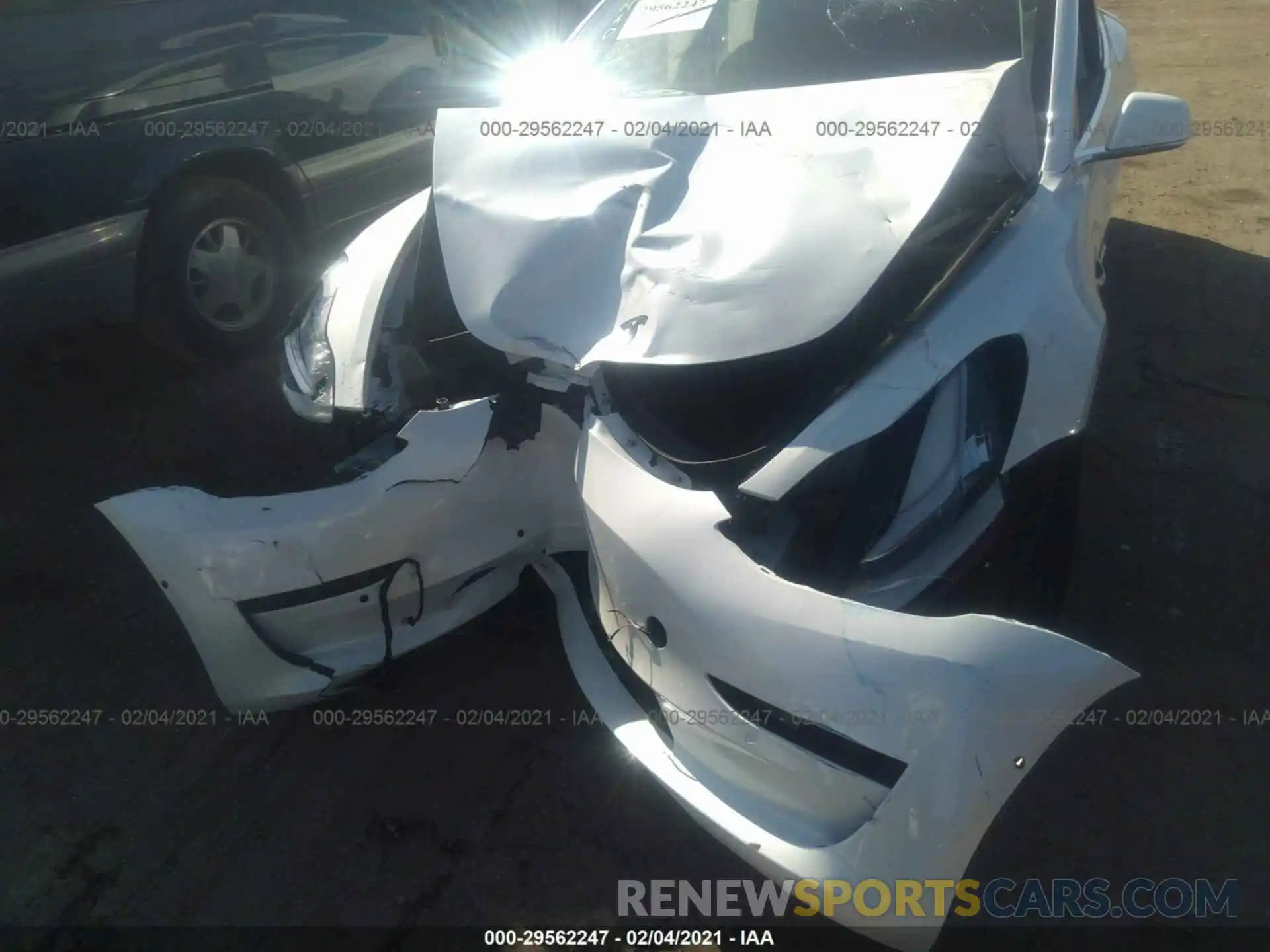 6 Photograph of a damaged car 5YJ3E1ECXLF742080 TESLA MODEL 3 2020