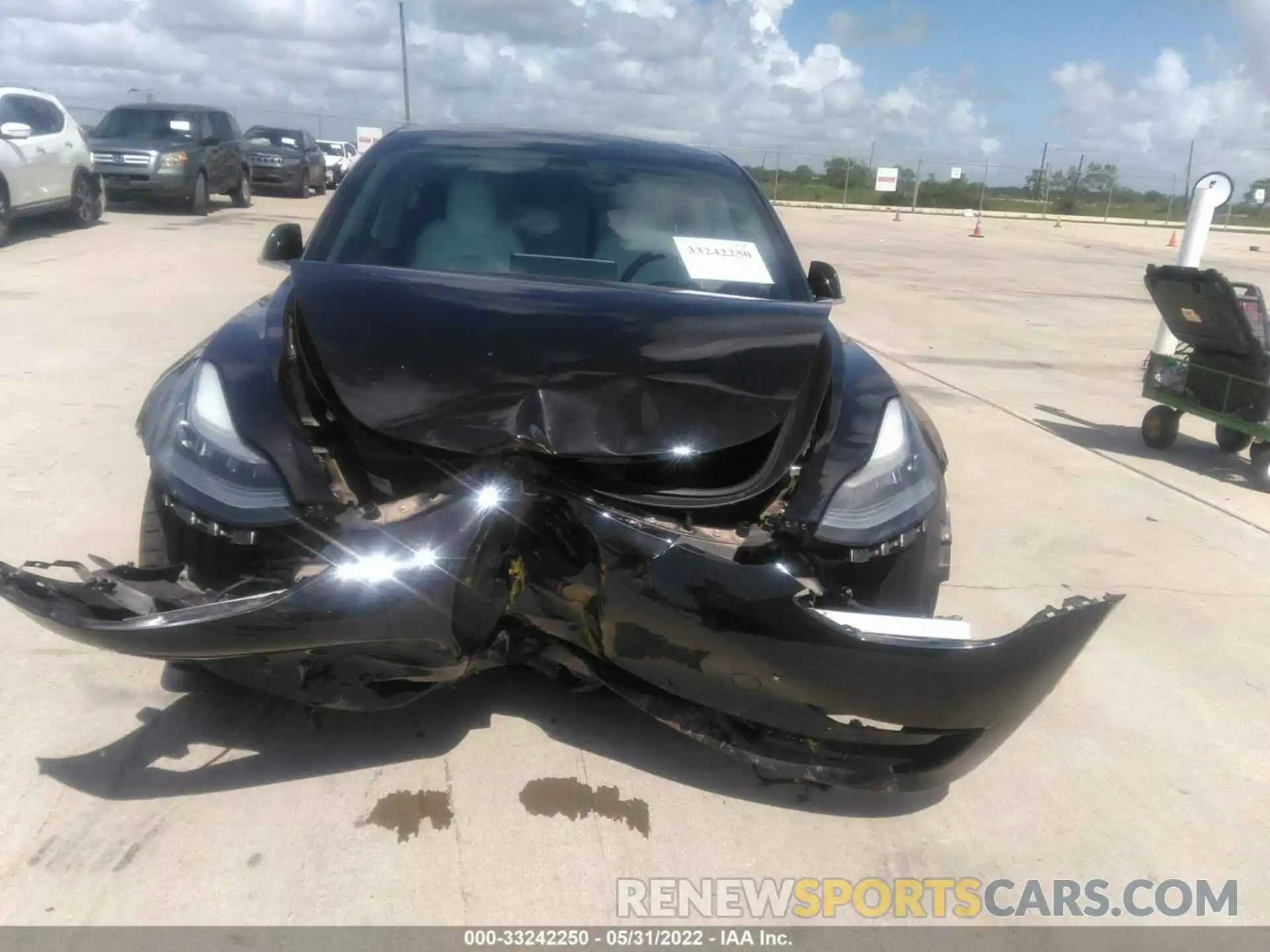 6 Photograph of a damaged car 5YJ3E1ECXLF742385 TESLA MODEL 3 2020