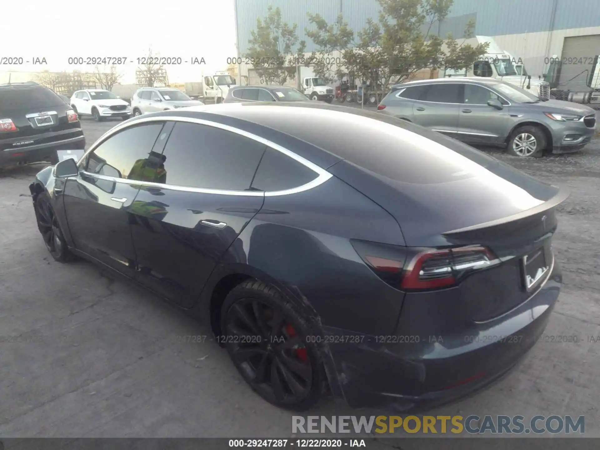 3 Photograph of a damaged car 5YJ3E1ECXLF742810 TESLA MODEL 3 2020