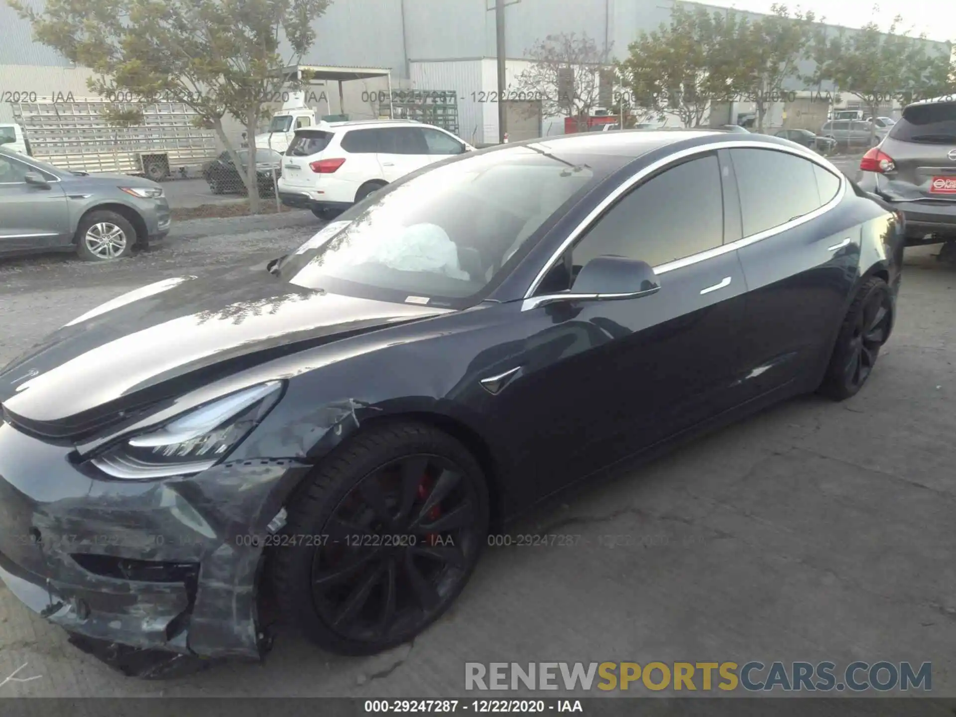 6 Photograph of a damaged car 5YJ3E1ECXLF742810 TESLA MODEL 3 2020