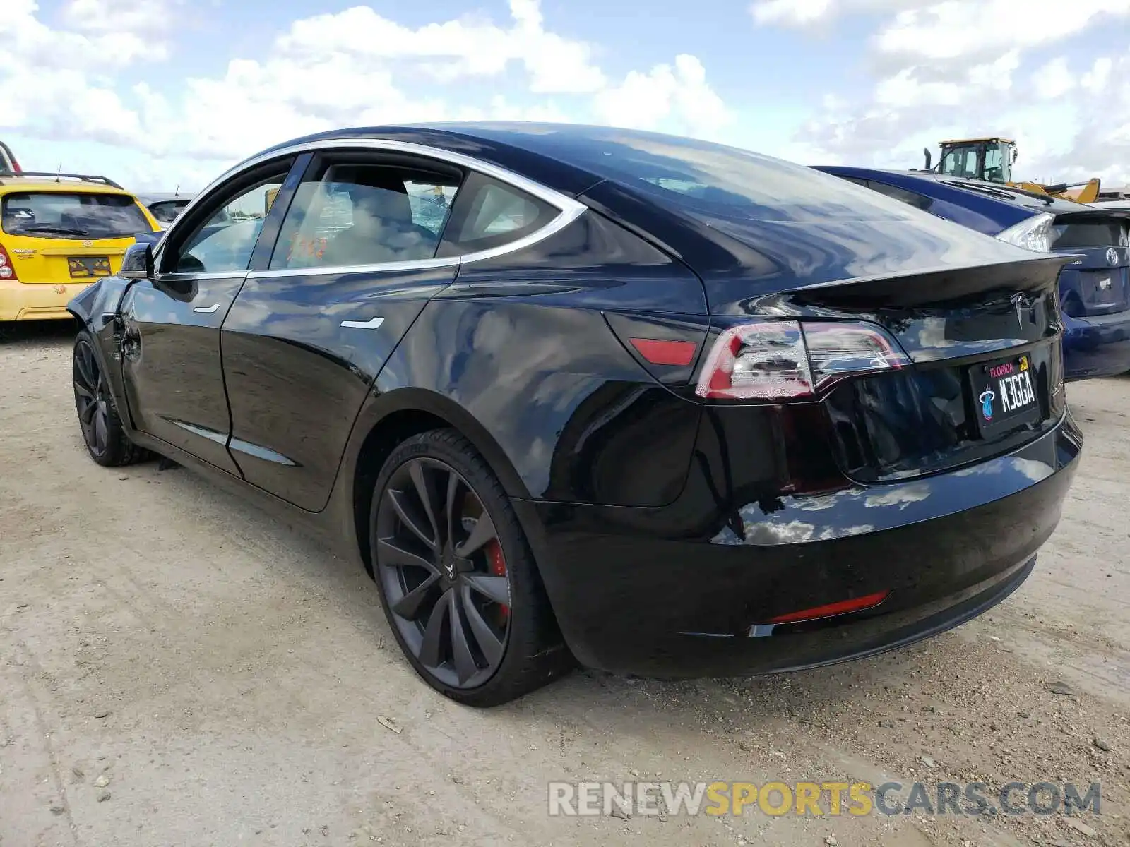 3 Photograph of a damaged car 5YJ3E1ECXLF791649 TESLA MODEL 3 2020