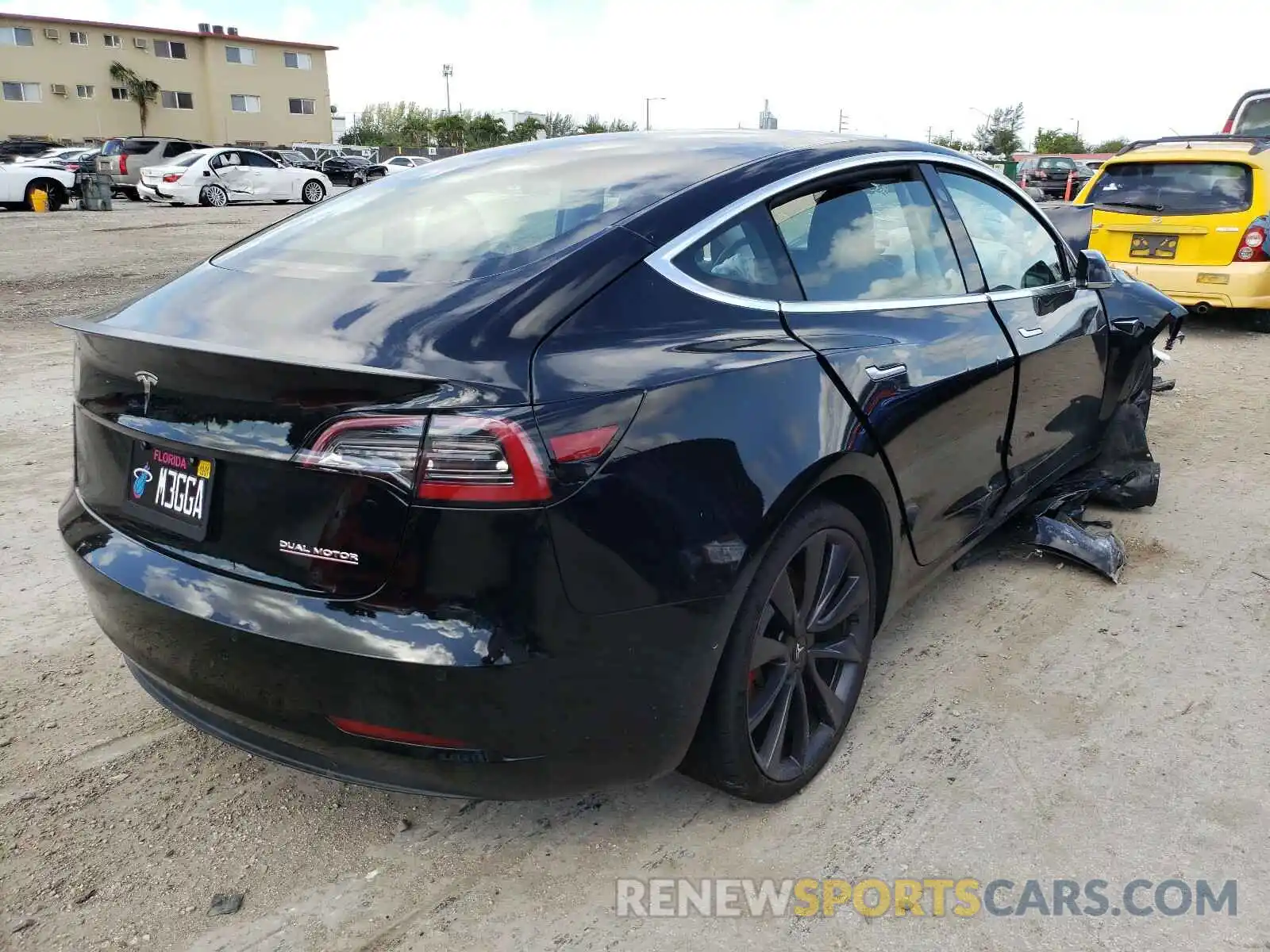 4 Photograph of a damaged car 5YJ3E1ECXLF791649 TESLA MODEL 3 2020