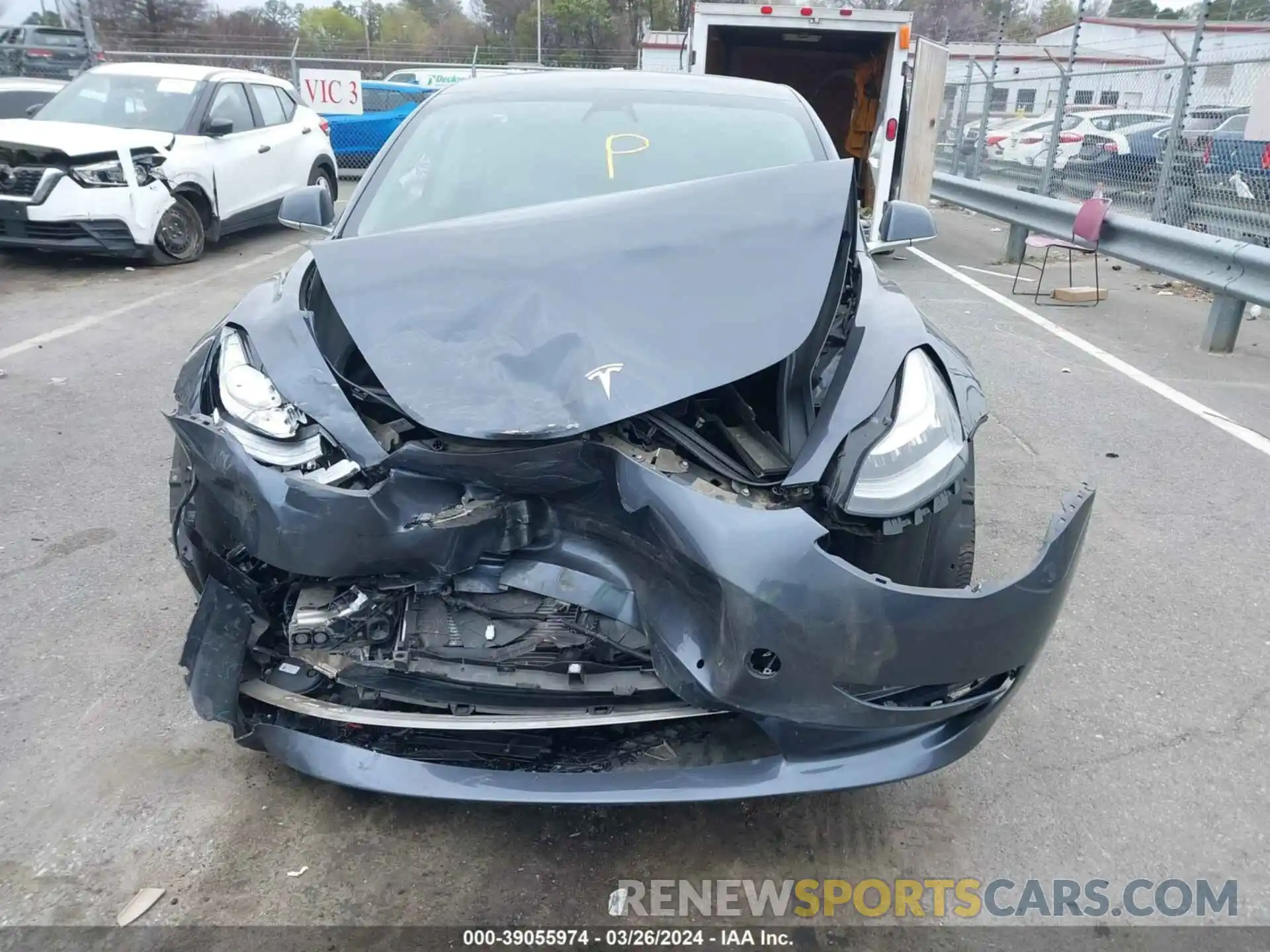 11 Photograph of a damaged car 5YJ3E1EV7LF666714 TESLA MODEL 3 2020