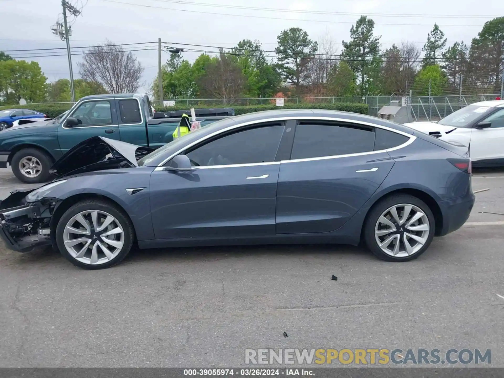 13 Photograph of a damaged car 5YJ3E1EV7LF666714 TESLA MODEL 3 2020