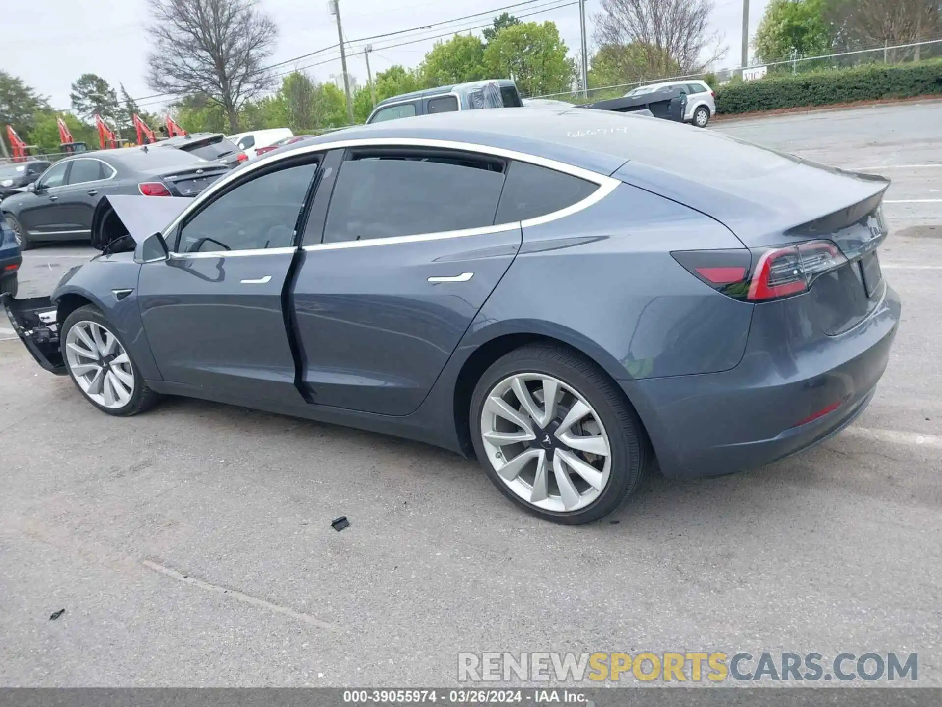 3 Photograph of a damaged car 5YJ3E1EV7LF666714 TESLA MODEL 3 2020