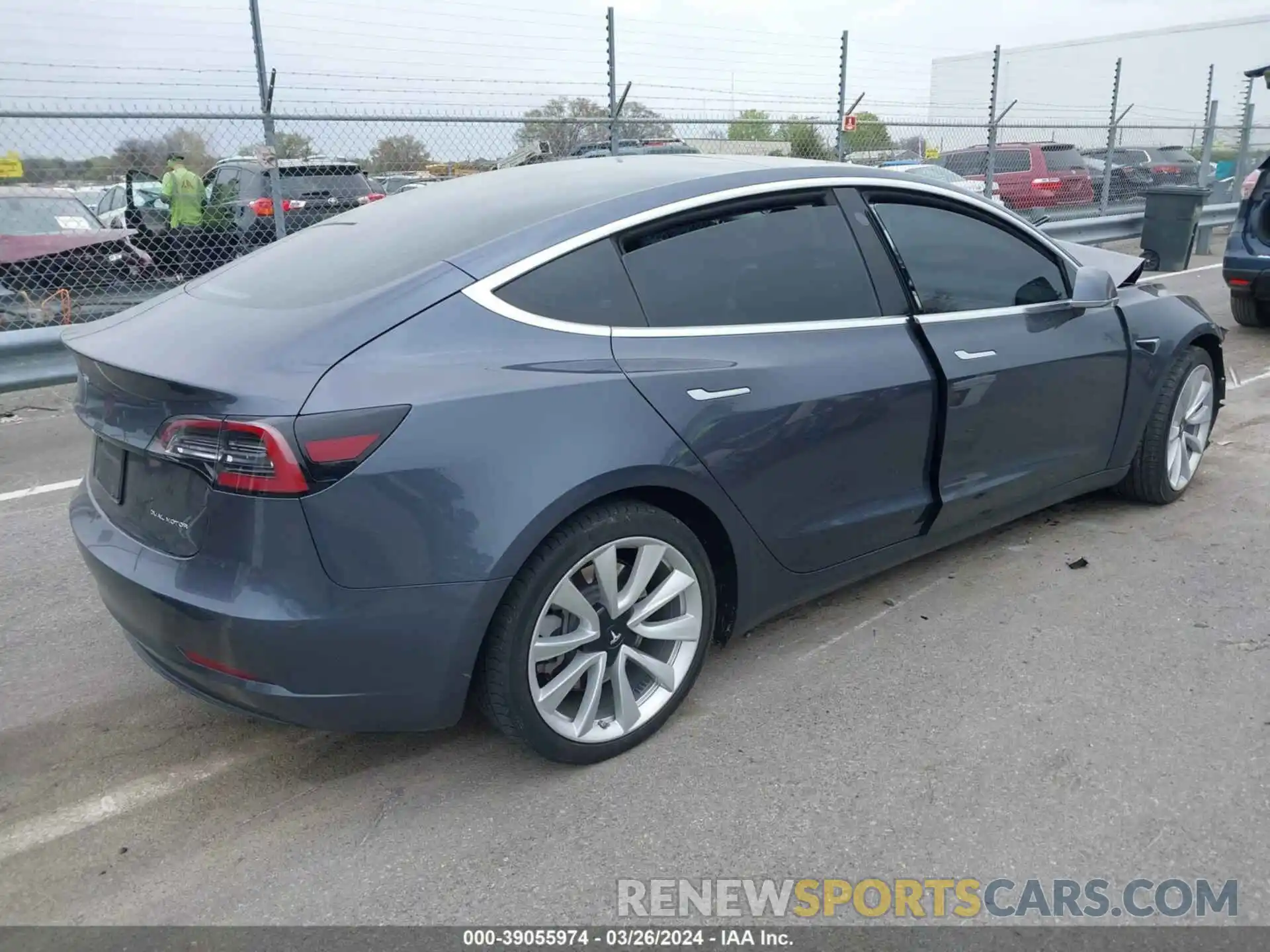 4 Photograph of a damaged car 5YJ3E1EV7LF666714 TESLA MODEL 3 2020