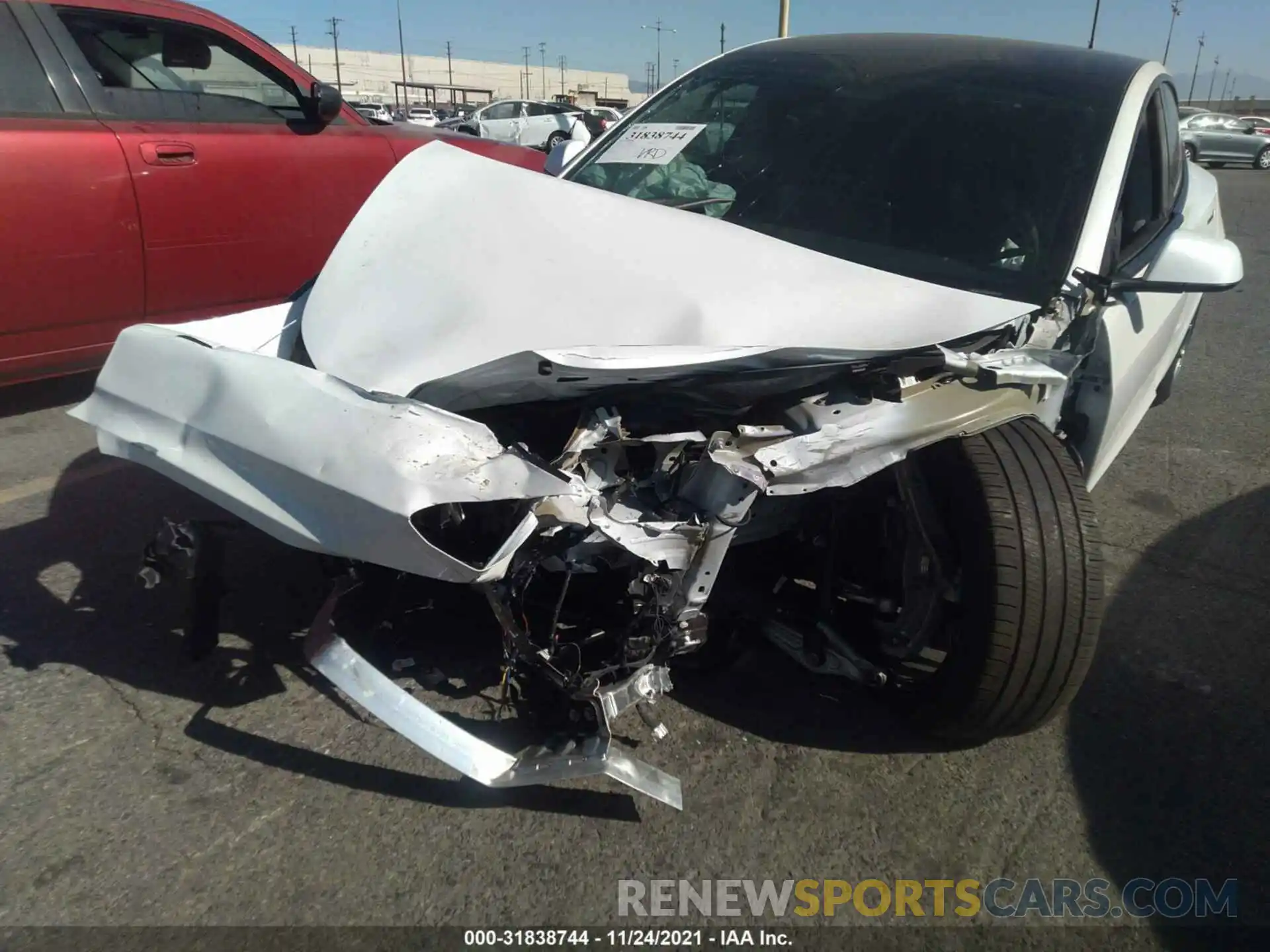 6 Photograph of a damaged car 5YJ3E1EA0MF001937 TESLA MODEL 3 2021