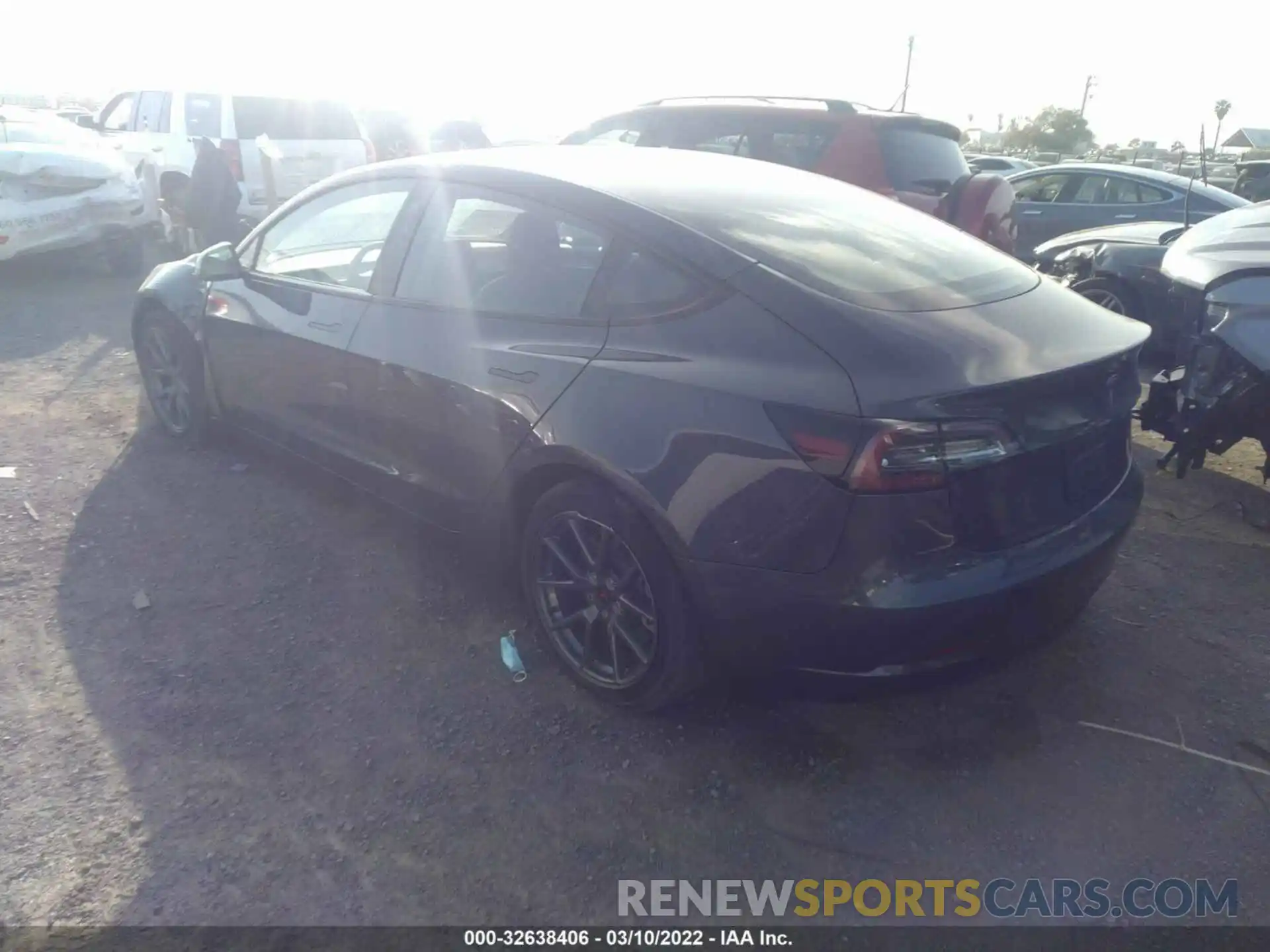 3 Photograph of a damaged car 5YJ3E1EA0MF003378 TESLA MODEL 3 2021