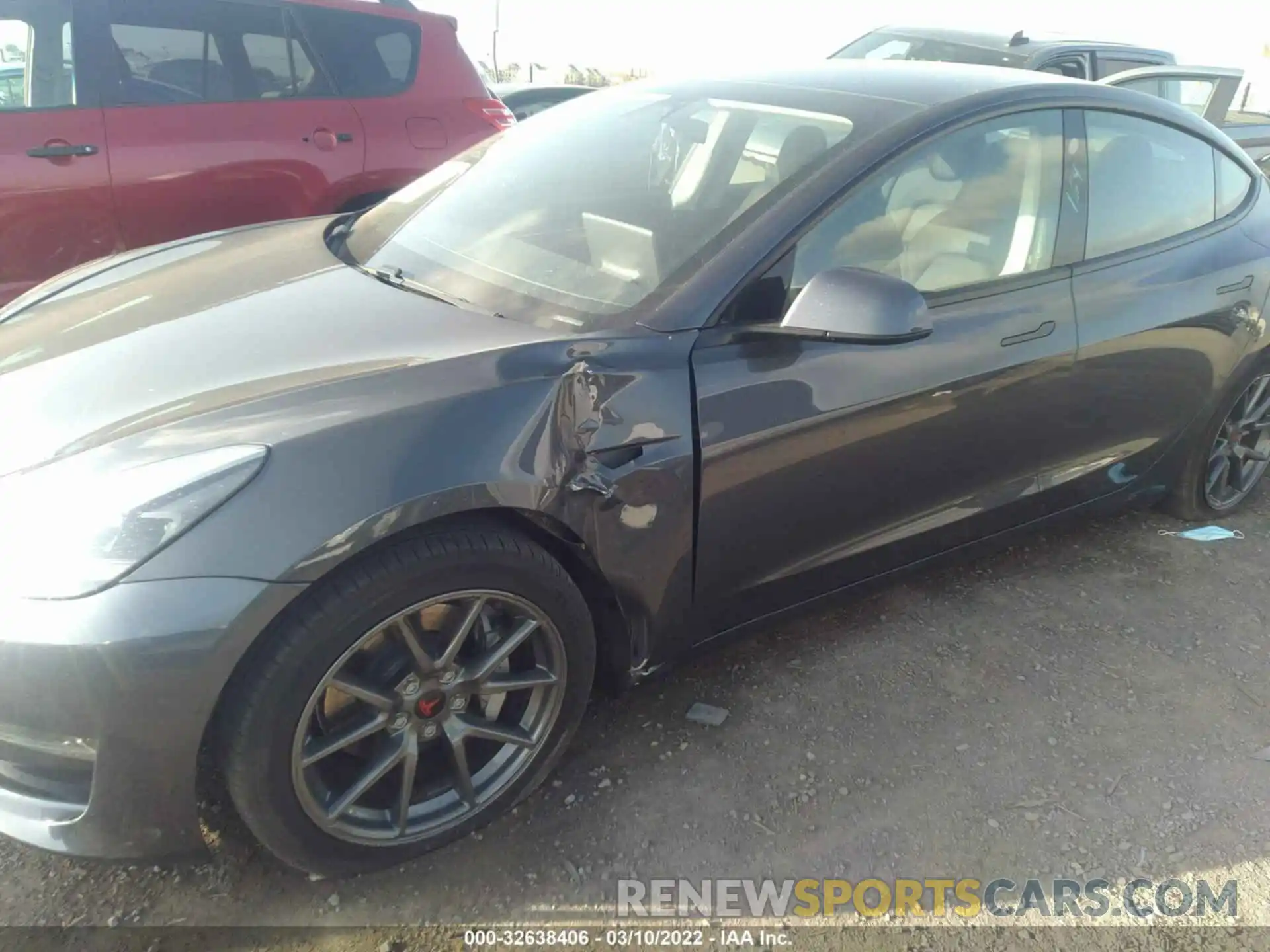 6 Photograph of a damaged car 5YJ3E1EA0MF003378 TESLA MODEL 3 2021