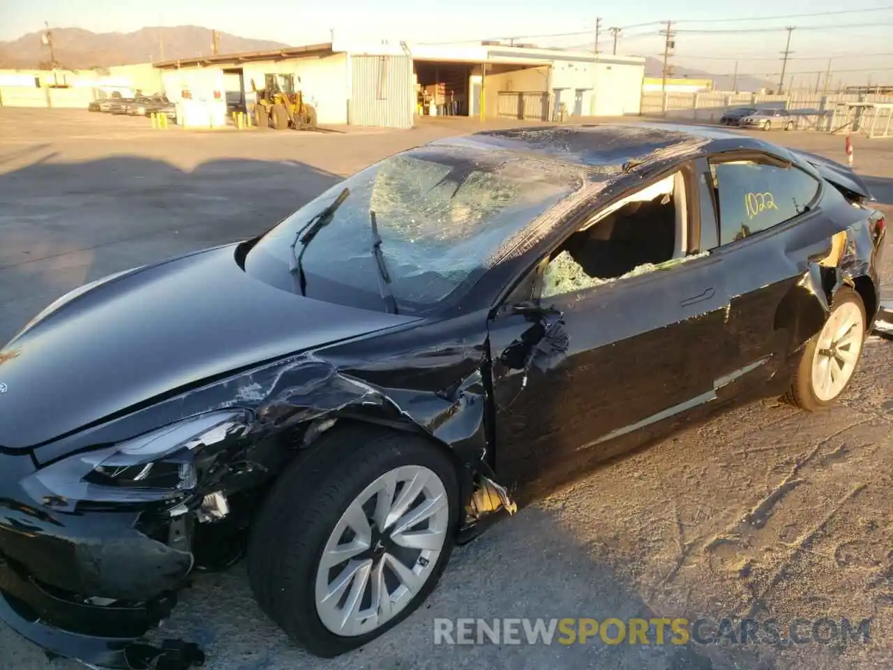 9 Photograph of a damaged car 5YJ3E1EA0MF072507 TESLA MODEL 3 2021