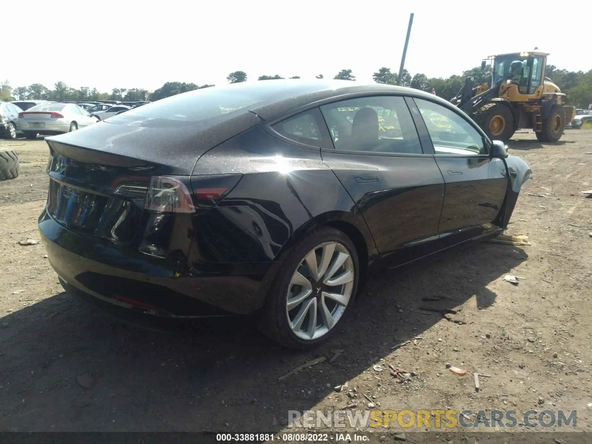 4 Фотография поврежденного автомобиля 5YJ3E1EA0MF083202 TESLA MODEL 3 2021