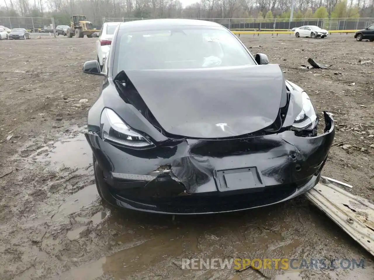 9 Photograph of a damaged car 5YJ3E1EA0MF086357 TESLA MODEL 3 2021