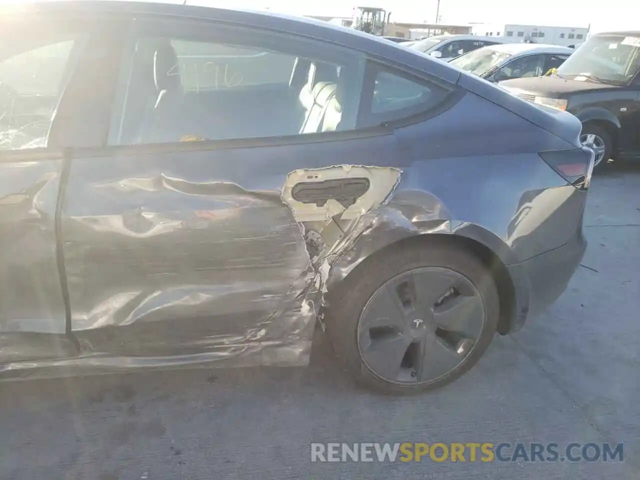 9 Photograph of a damaged car 5YJ3E1EA0MF088271 TESLA MODEL 3 2021