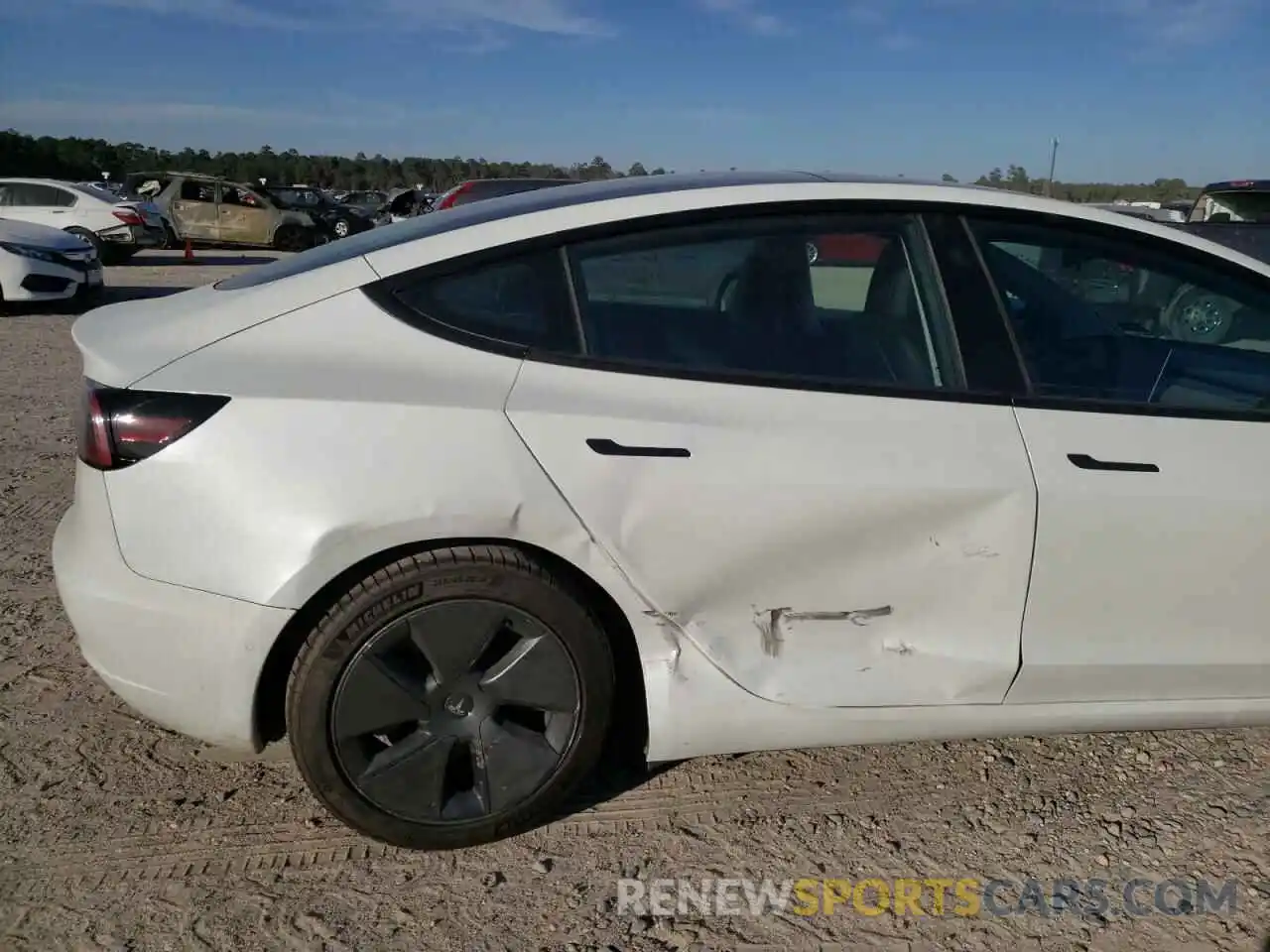 9 Photograph of a damaged car 5YJ3E1EA0MF088657 TESLA MODEL 3 2021