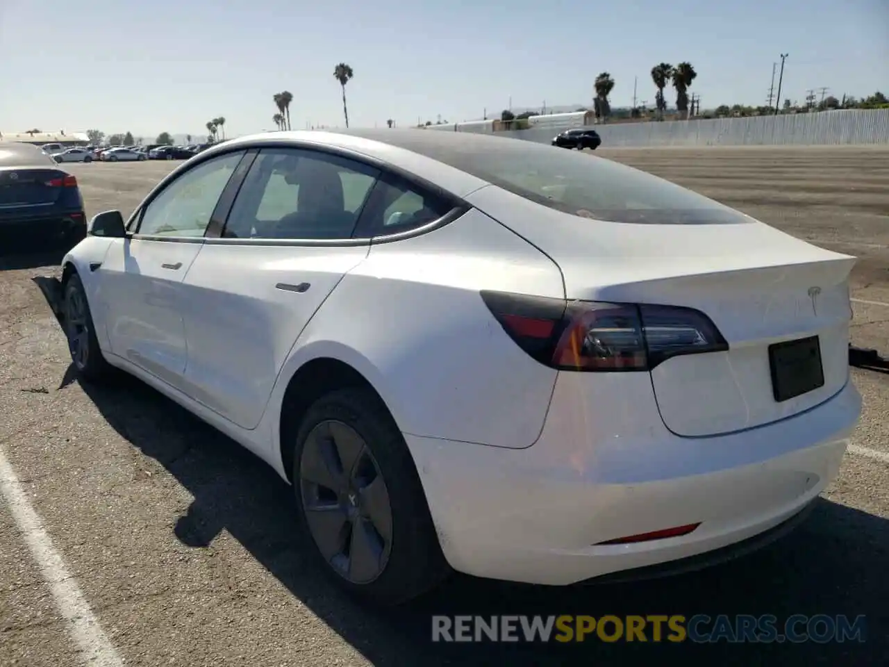 3 Photograph of a damaged car 5YJ3E1EA0MF091705 TESLA MODEL 3 2021