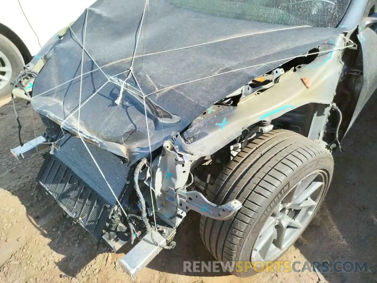 10 Photograph of a damaged car 5YJ3E1EA0MF093308 TESLA MODEL 3 2021