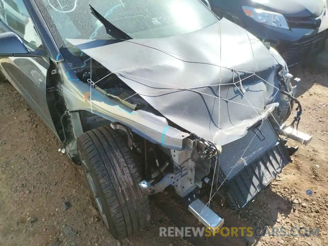 9 Photograph of a damaged car 5YJ3E1EA0MF093308 TESLA MODEL 3 2021