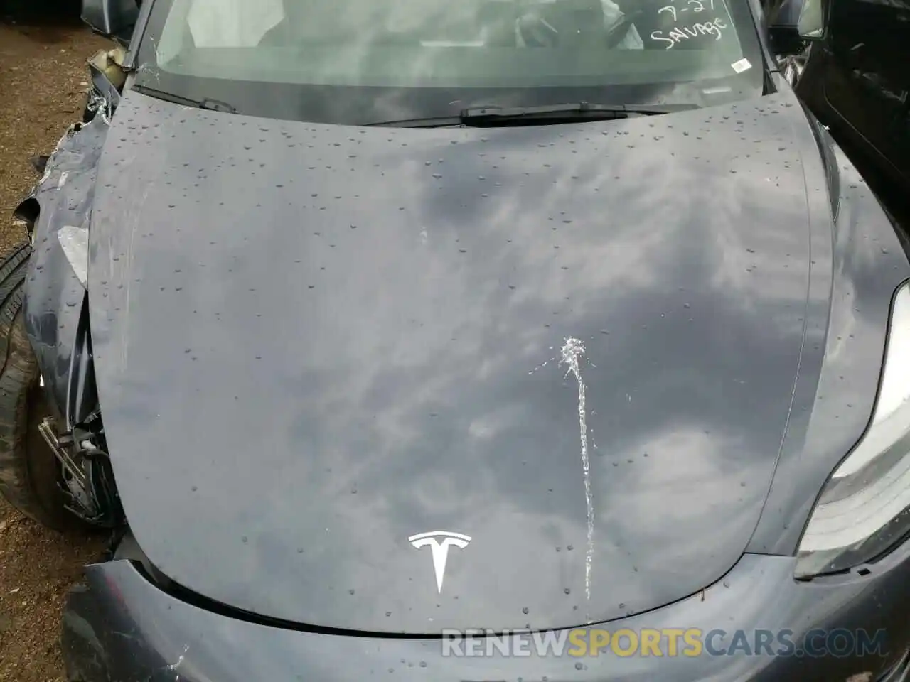 7 Photograph of a damaged car 5YJ3E1EA0MF095396 TESLA MODEL 3 2021