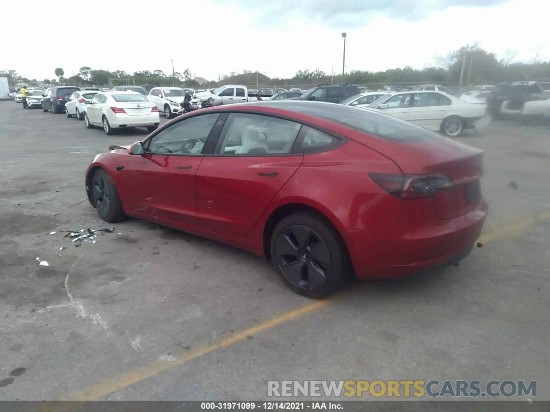 3 Photograph of a damaged car 5YJ3E1EA0MF842687 TESLA MODEL 3 2021