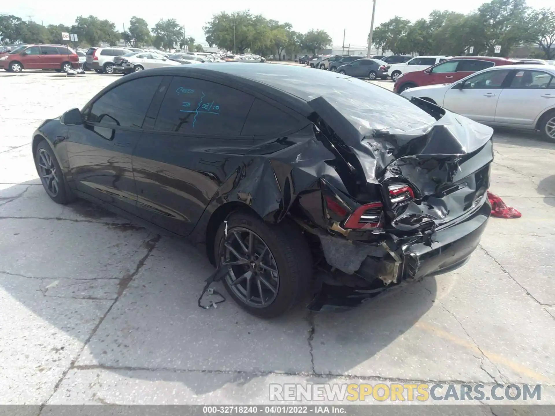 3 Photograph of a damaged car 5YJ3E1EA0MF853995 TESLA MODEL 3 2021