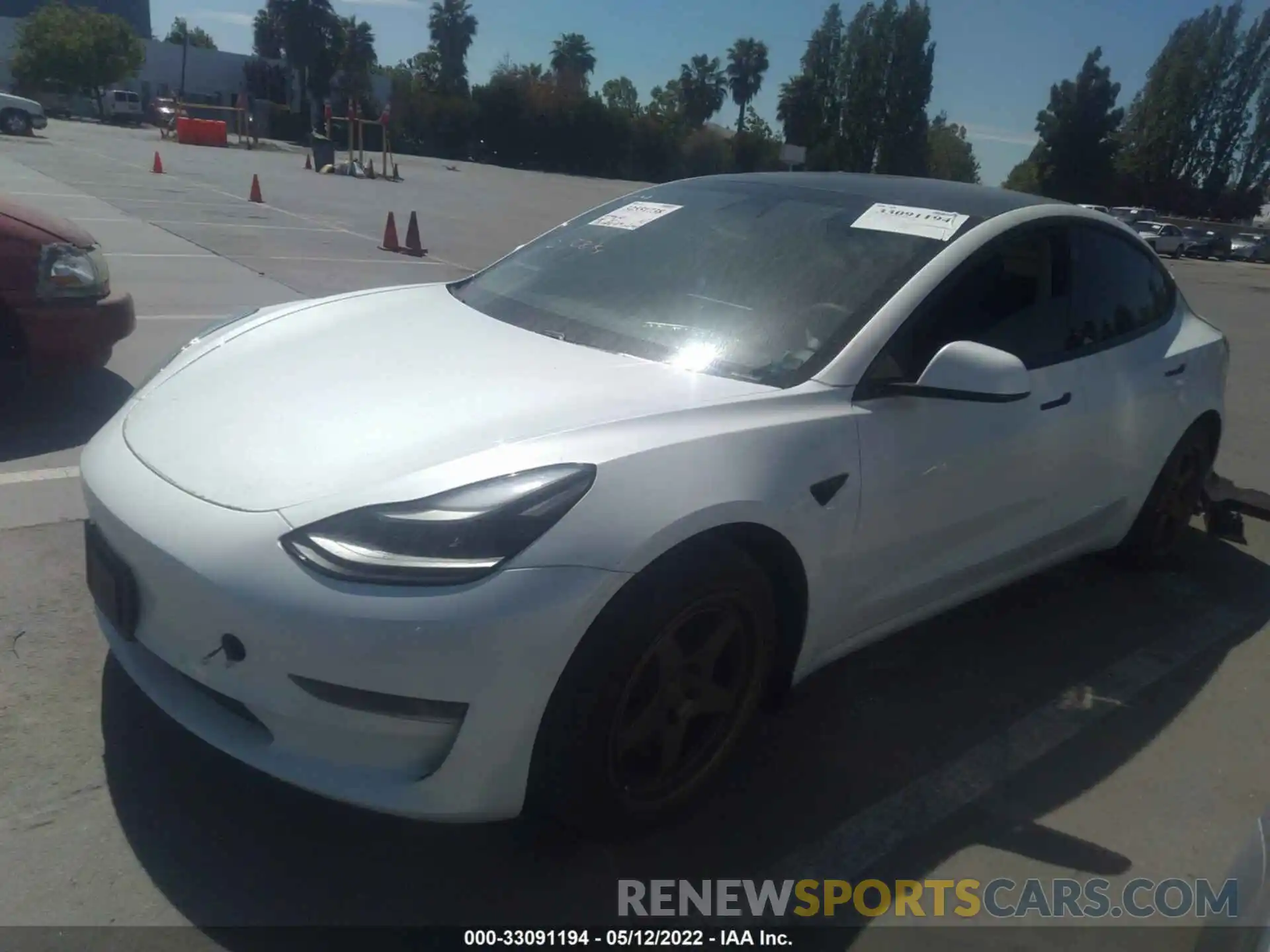 2 Фотография поврежденного автомобиля 5YJ3E1EA0MF874183 TESLA MODEL 3 2021