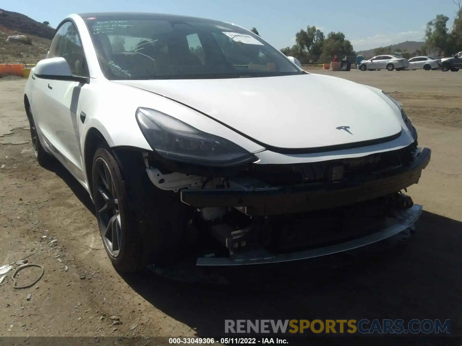 6 Photograph of a damaged car 5YJ3E1EA0MF878718 TESLA MODEL 3 2021