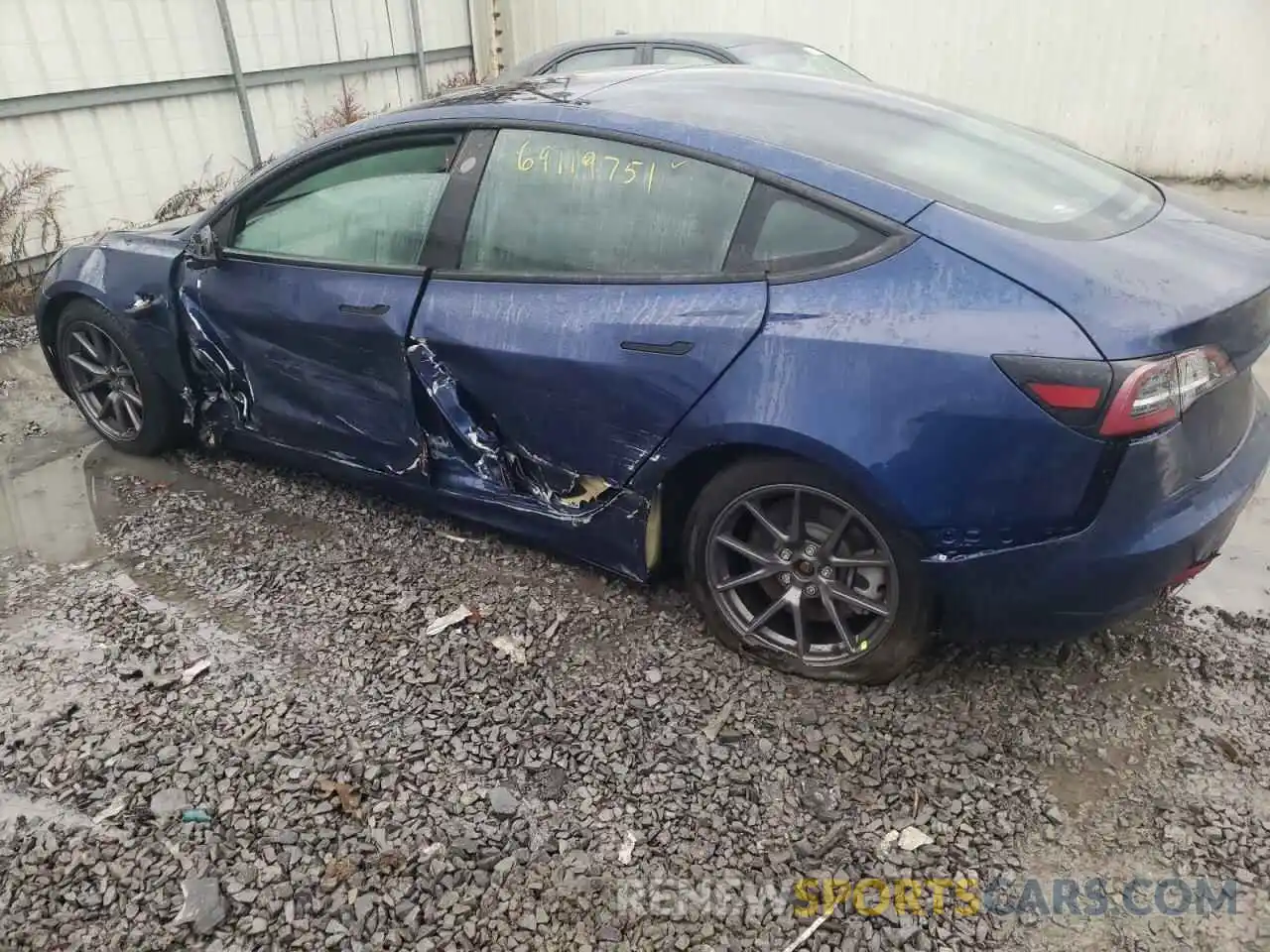 9 Photograph of a damaged car 5YJ3E1EA0MF907537 TESLA MODEL 3 2021