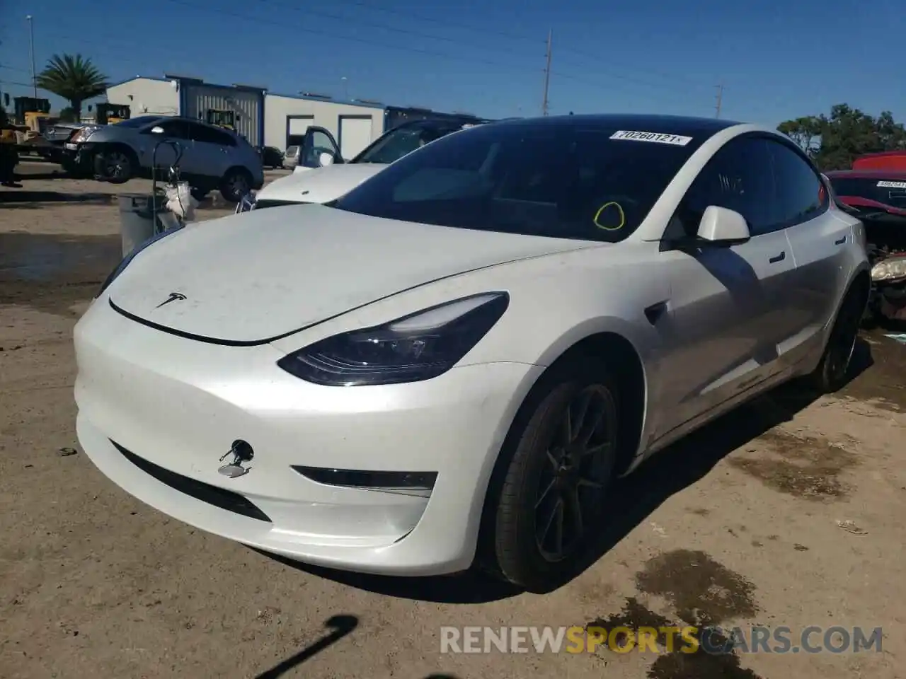 2 Фотография поврежденного автомобиля 5YJ3E1EA0MF918537 TESLA MODEL 3 2021