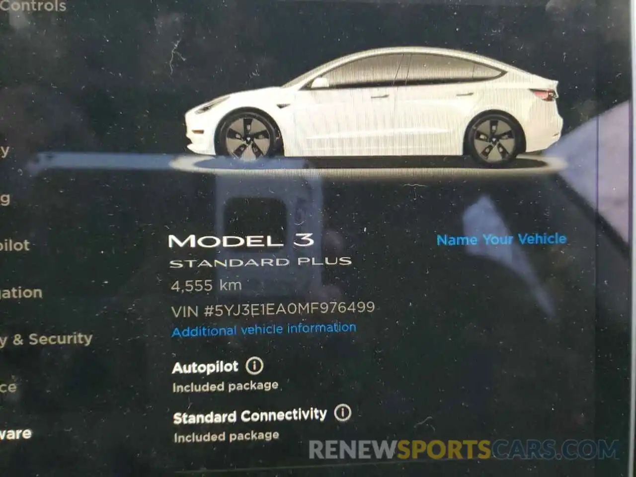 8 Фотография поврежденного автомобиля 5YJ3E1EA0MF976499 TESLA MODEL 3 2021