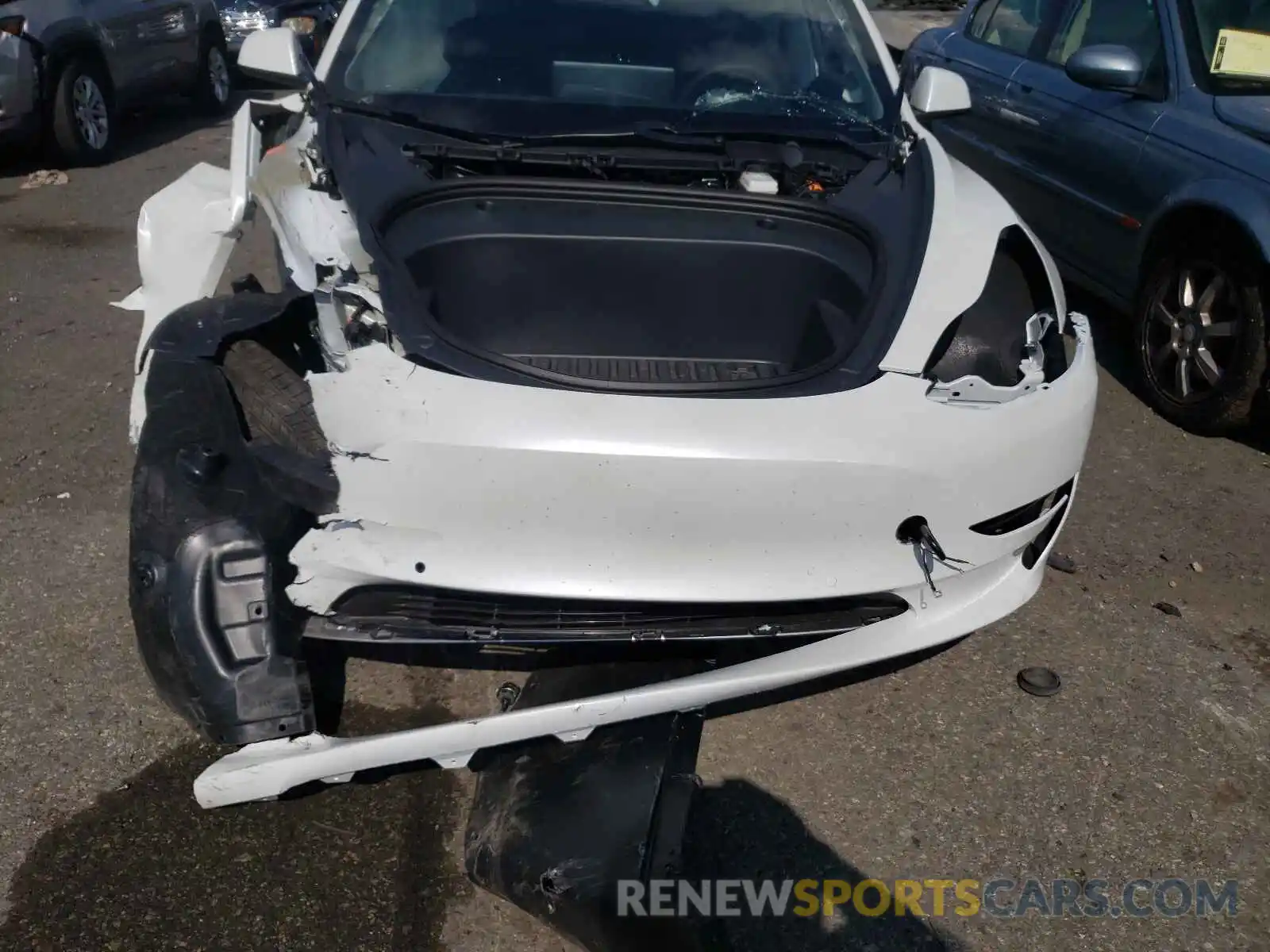 10 Photograph of a damaged car 5YJ3E1EA0MF977412 TESLA MODEL 3 2021