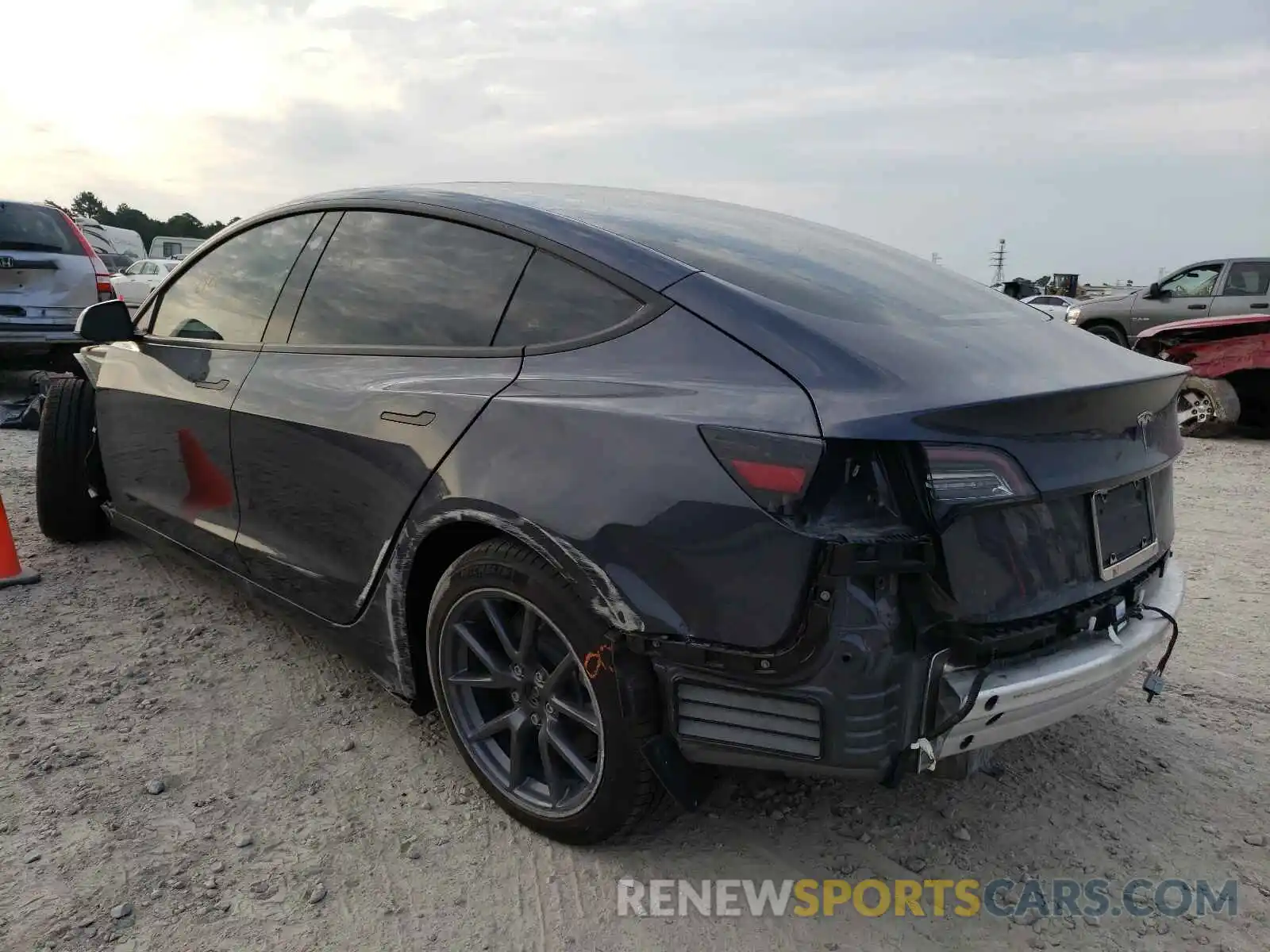 3 Photograph of a damaged car 5YJ3E1EA0MF991133 TESLA MODEL 3 2021