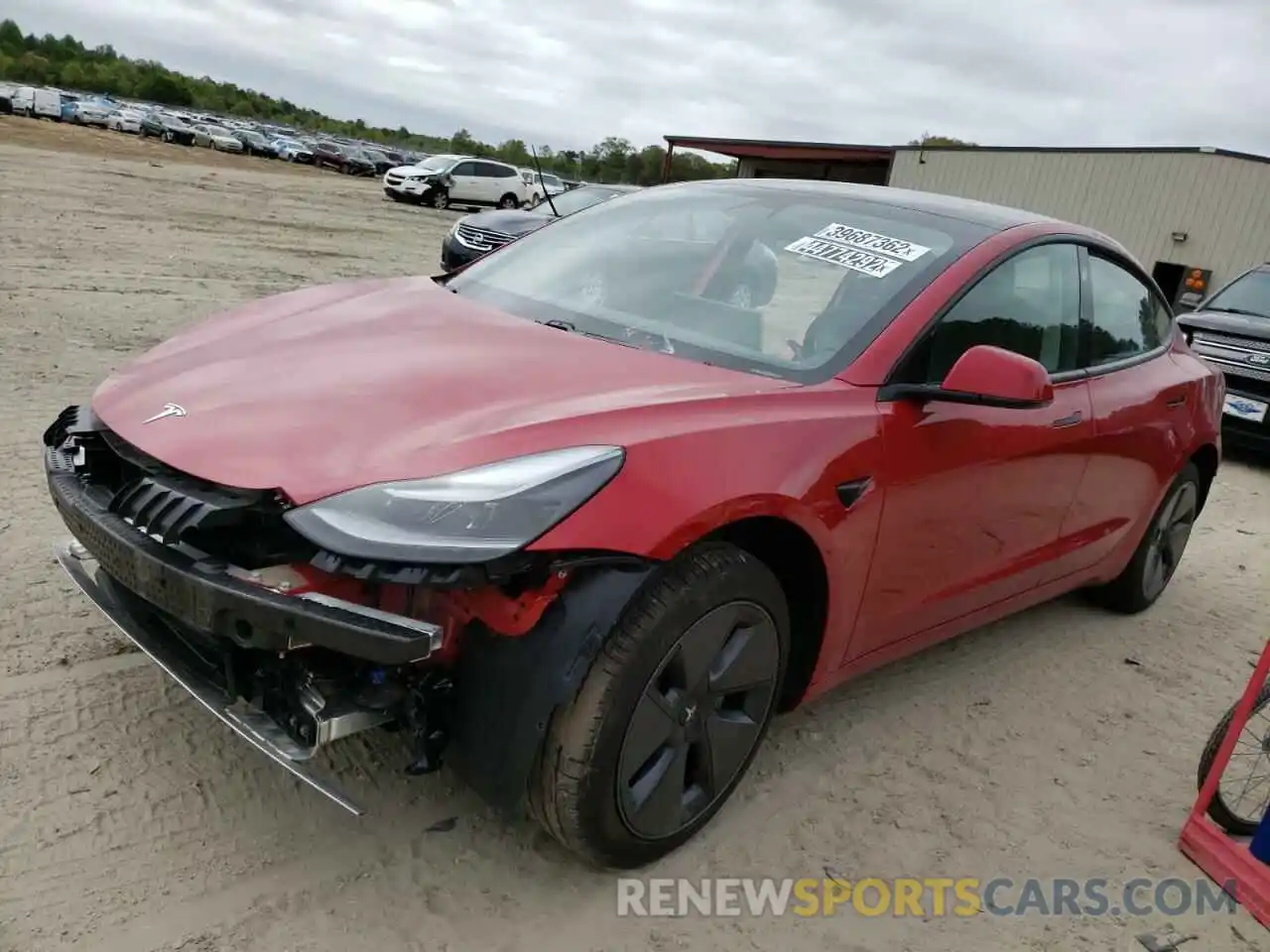 2 Фотография поврежденного автомобиля 5YJ3E1EA0MF991472 TESLA MODEL 3 2021