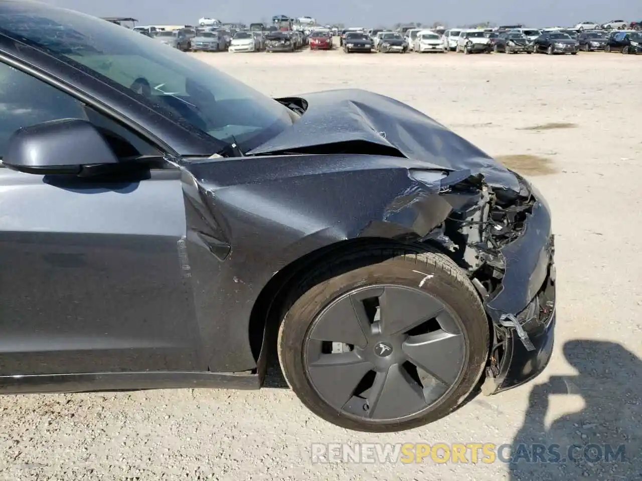 9 Photograph of a damaged car 5YJ3E1EA0MF994730 TESLA MODEL 3 2021