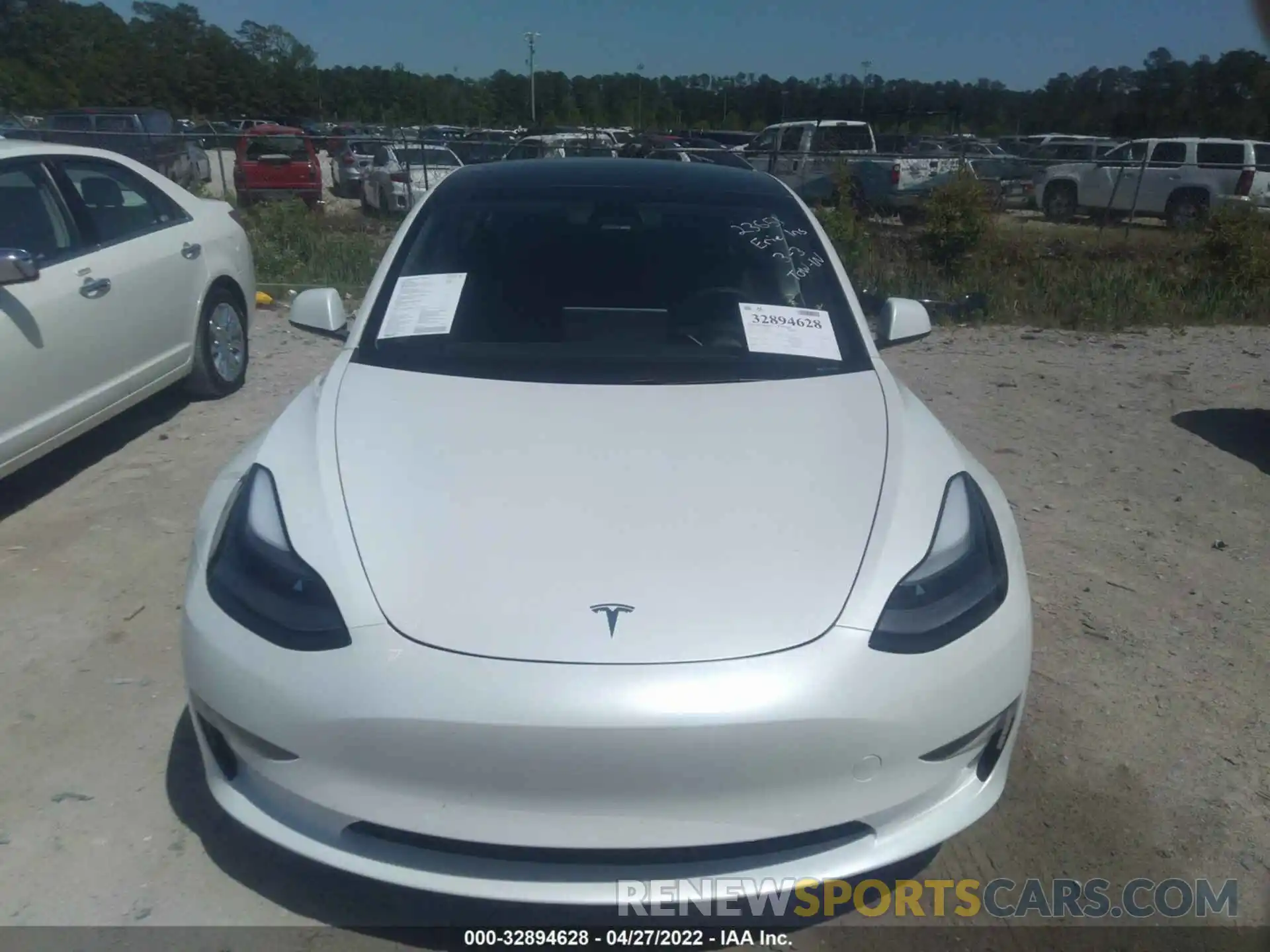 10 Photograph of a damaged car 5YJ3E1EA1MF027348 TESLA MODEL 3 2021