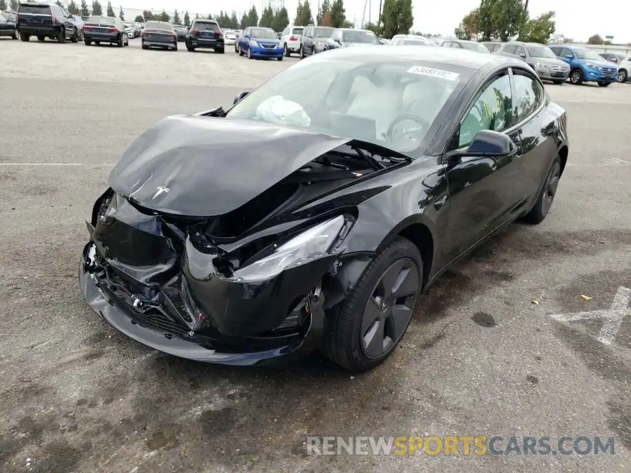 2 Фотография поврежденного автомобиля 5YJ3E1EA1MF064559 TESLA MODEL 3 2021