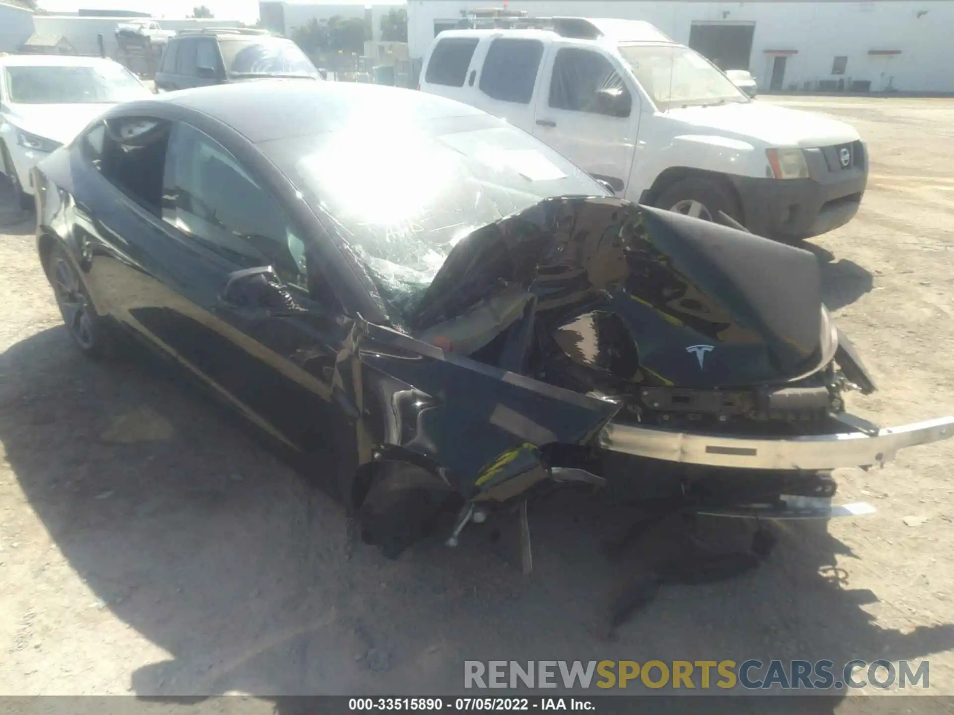 6 Photograph of a damaged car 5YJ3E1EA1MF067087 TESLA MODEL 3 2021