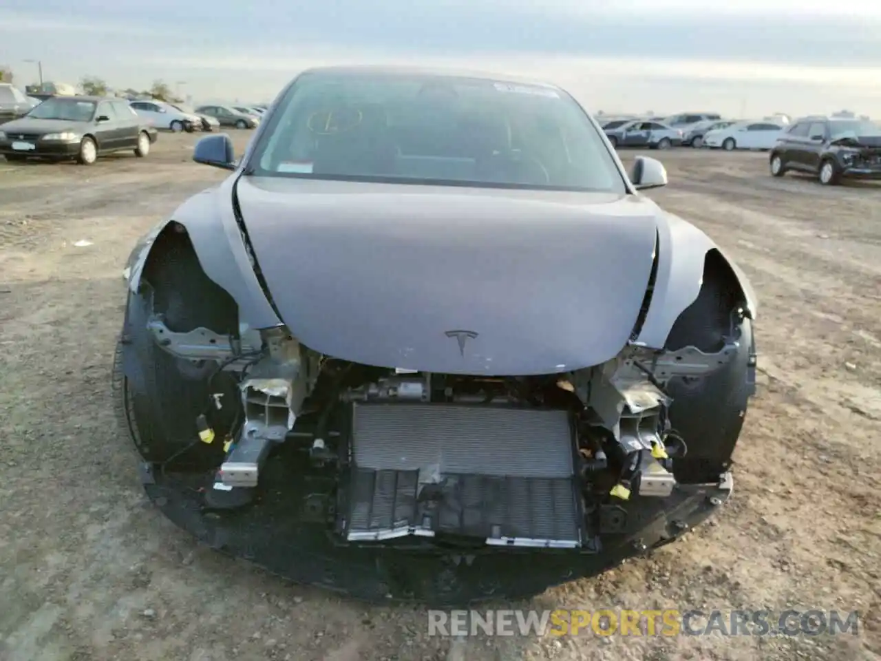 9 Photograph of a damaged car 5YJ3E1EA1MF072841 TESLA MODEL 3 2021