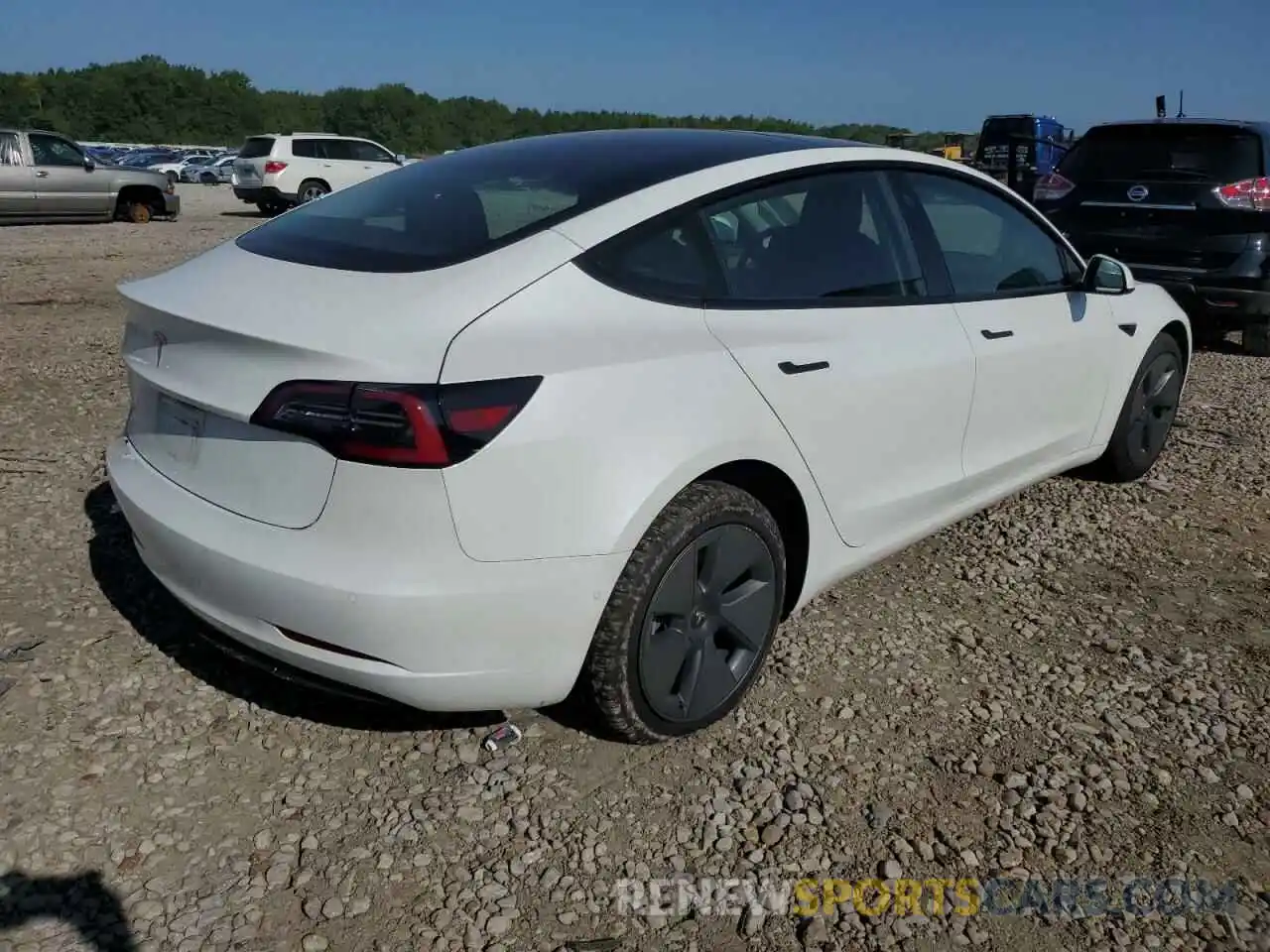 4 Фотография поврежденного автомобиля 5YJ3E1EA1MF086027 TESLA MODEL 3 2021