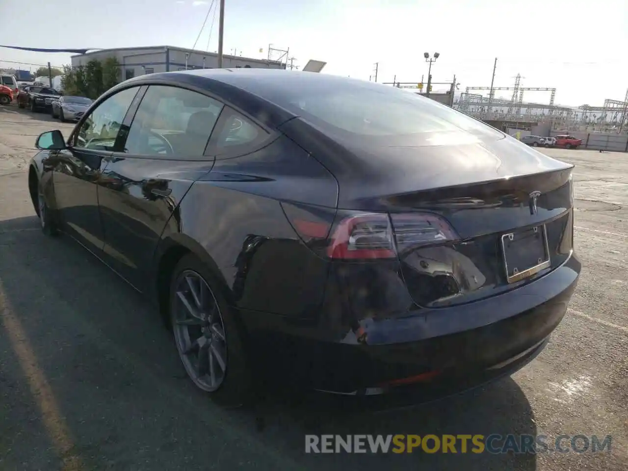 3 Photograph of a damaged car 5YJ3E1EA1MF091700 TESLA MODEL 3 2021