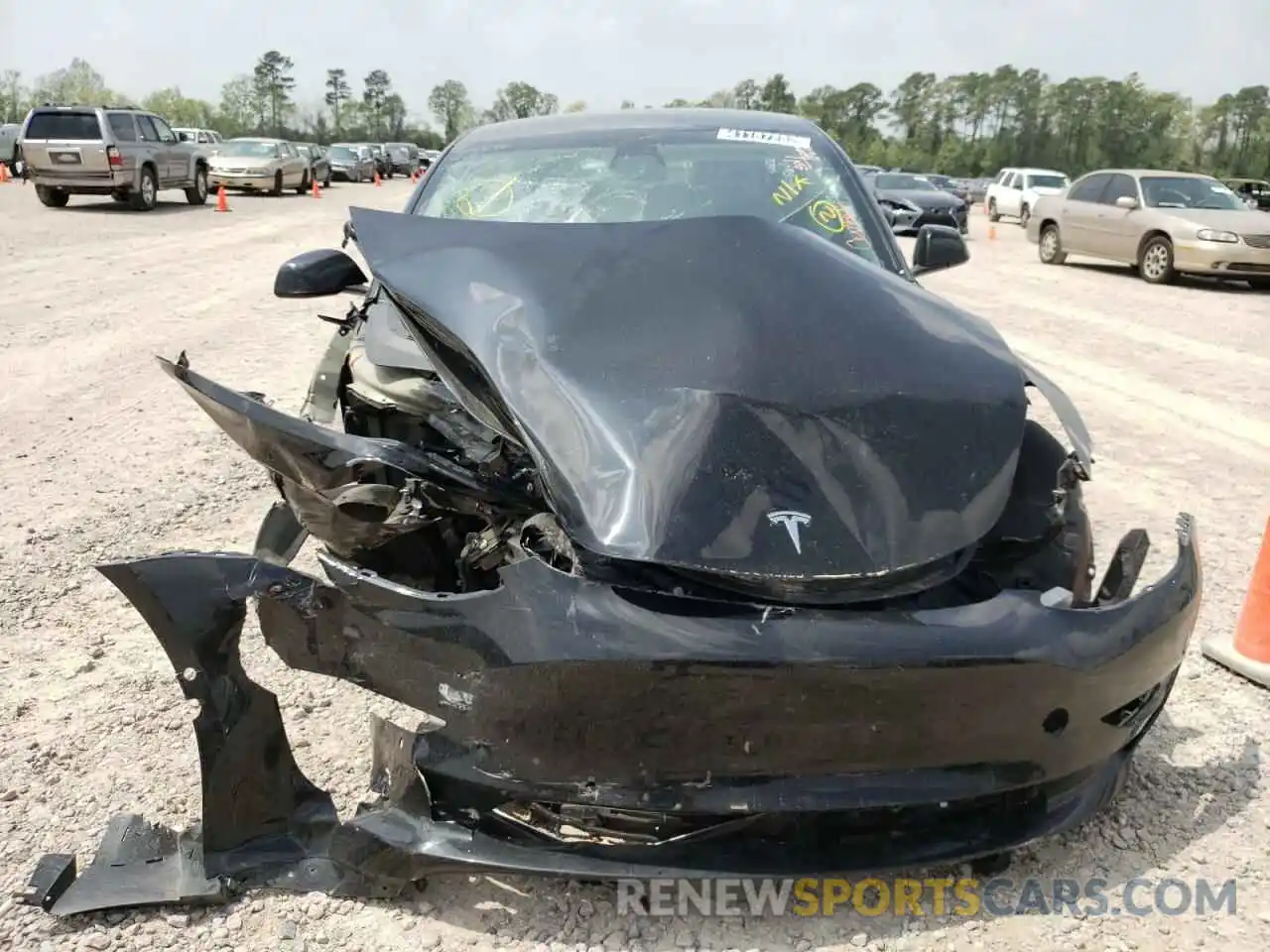 9 Photograph of a damaged car 5YJ3E1EA1MF093379 TESLA MODEL 3 2021