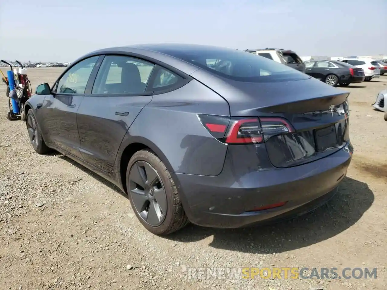 3 Photograph of a damaged car 5YJ3E1EA1MF094600 TESLA MODEL 3 2021