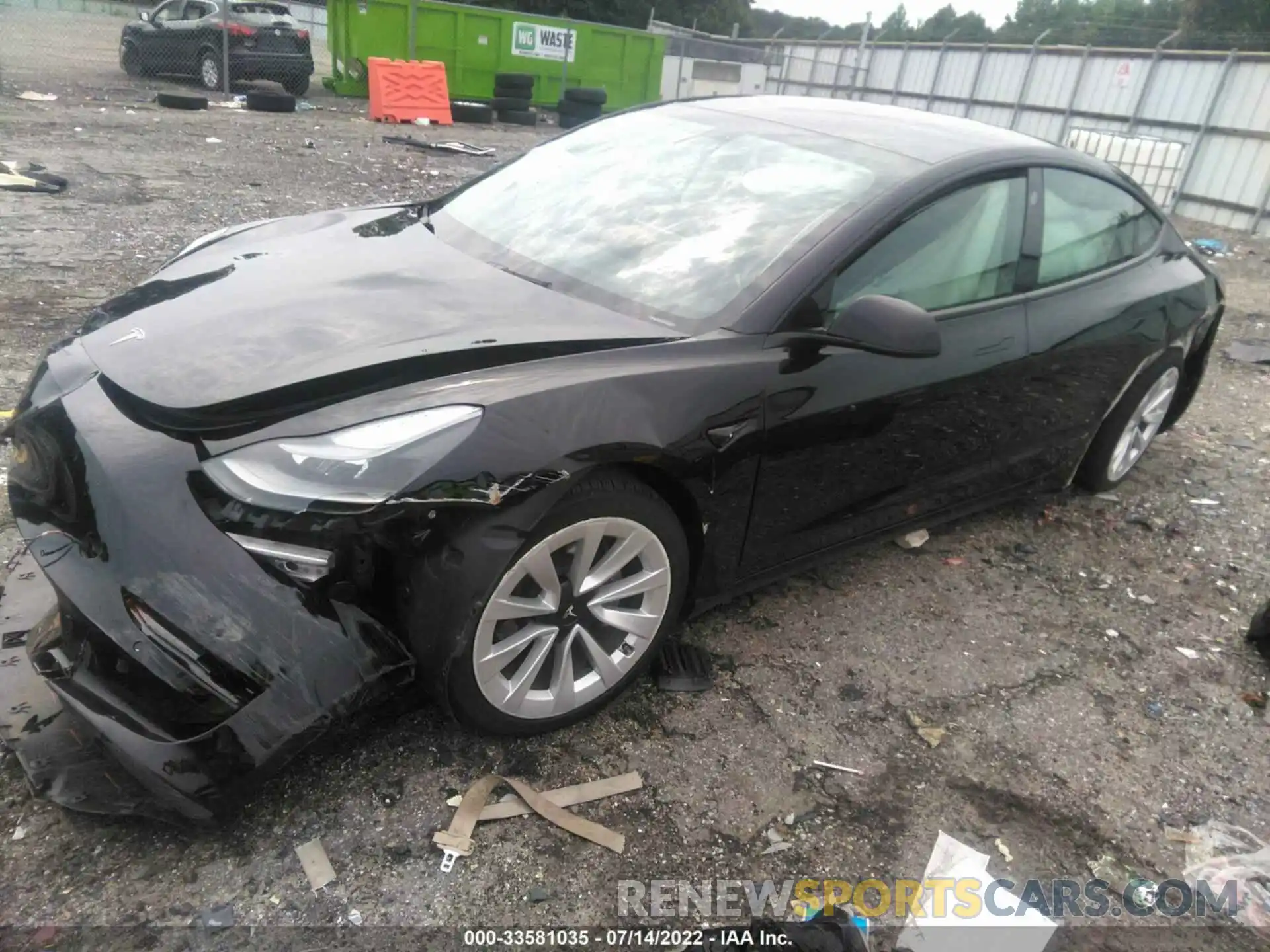 2 Фотография поврежденного автомобиля 5YJ3E1EA1MF097304 TESLA MODEL 3 2021