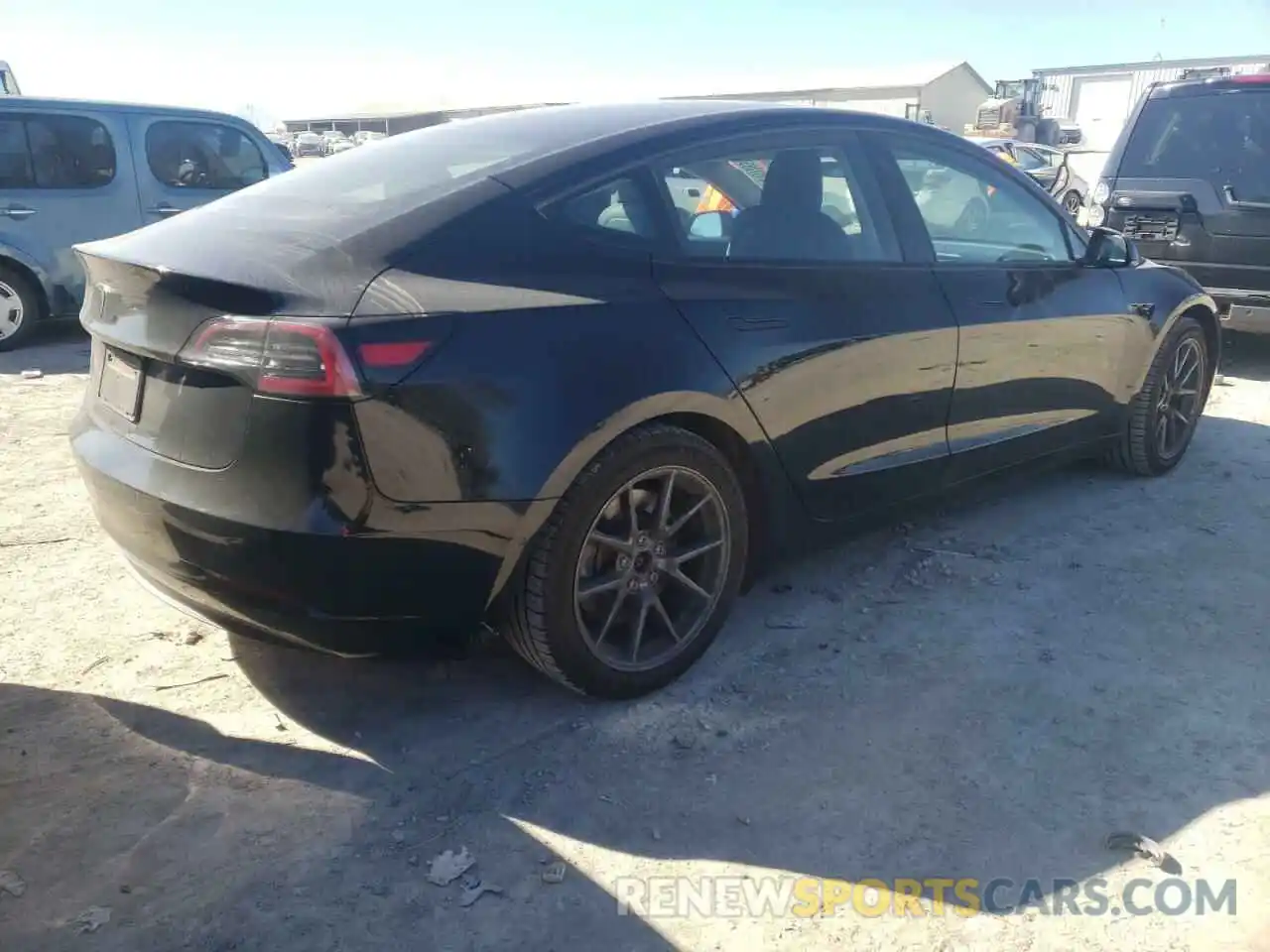 3 Photograph of a damaged car 5YJ3E1EA1MF854461 TESLA MODEL 3 2021