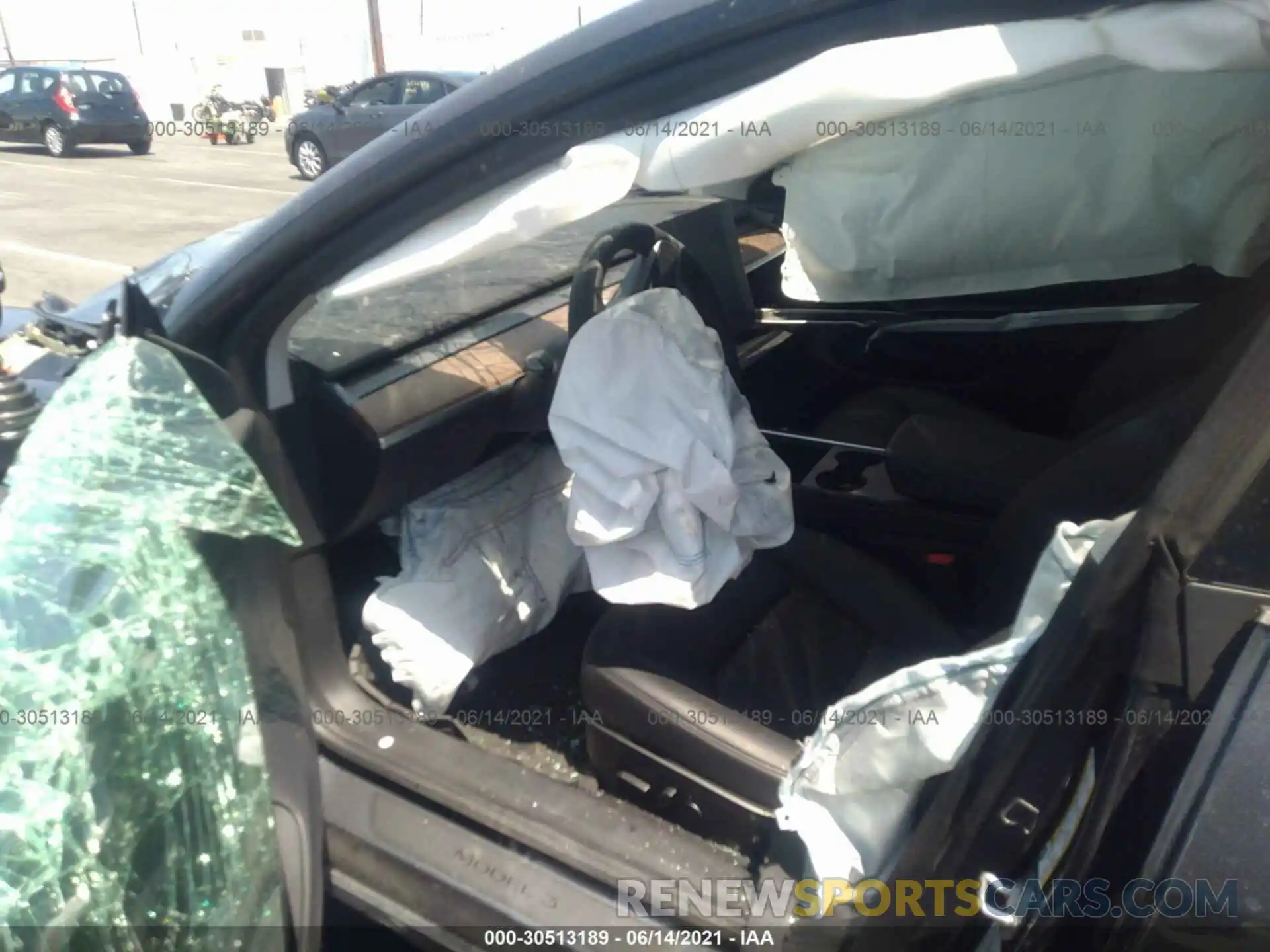 5 Photograph of a damaged car 5YJ3E1EA1MF872975 TESLA MODEL 3 2021